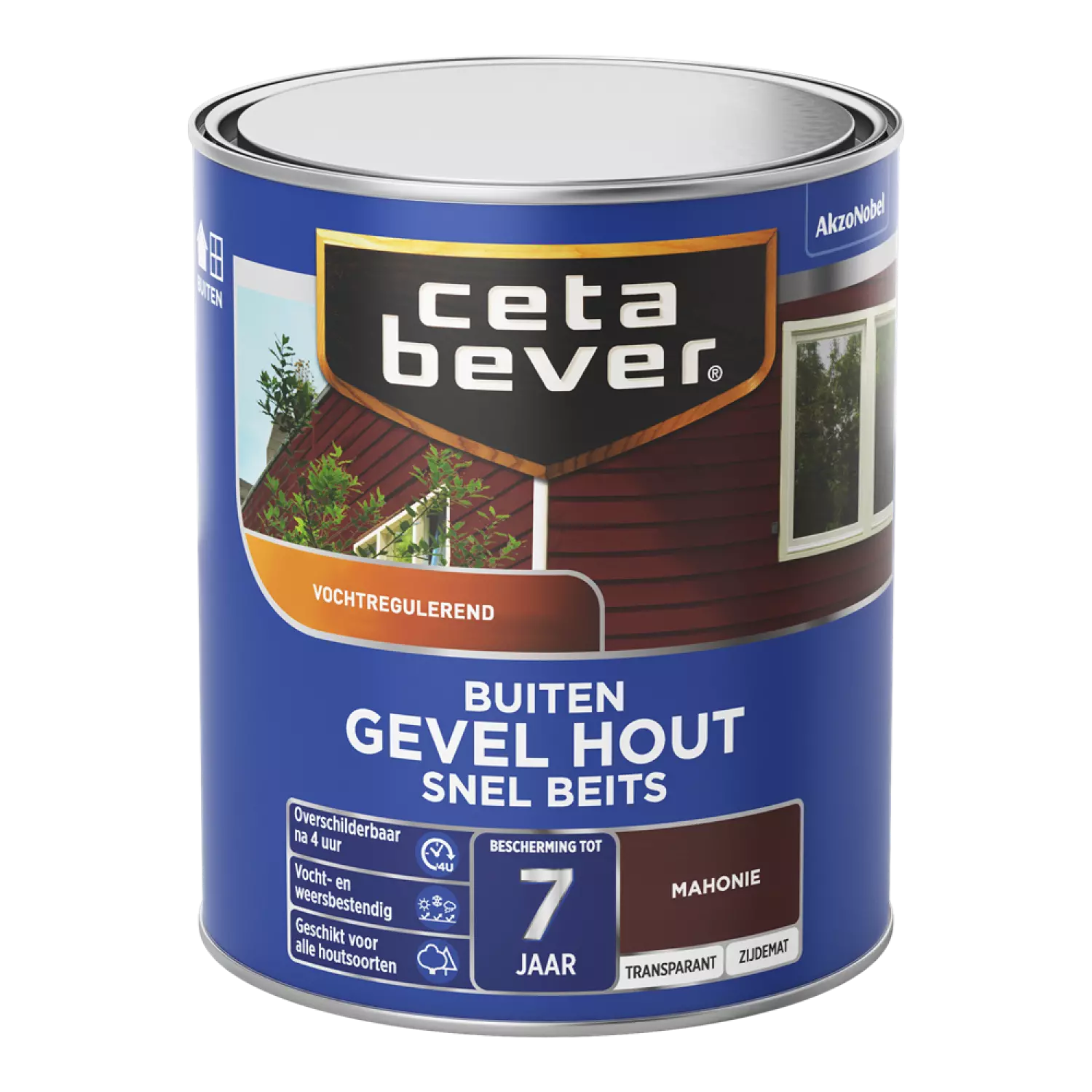 Cetabever Gevel Hout Snel Beits Transparant - Mahonie - 750ml-image