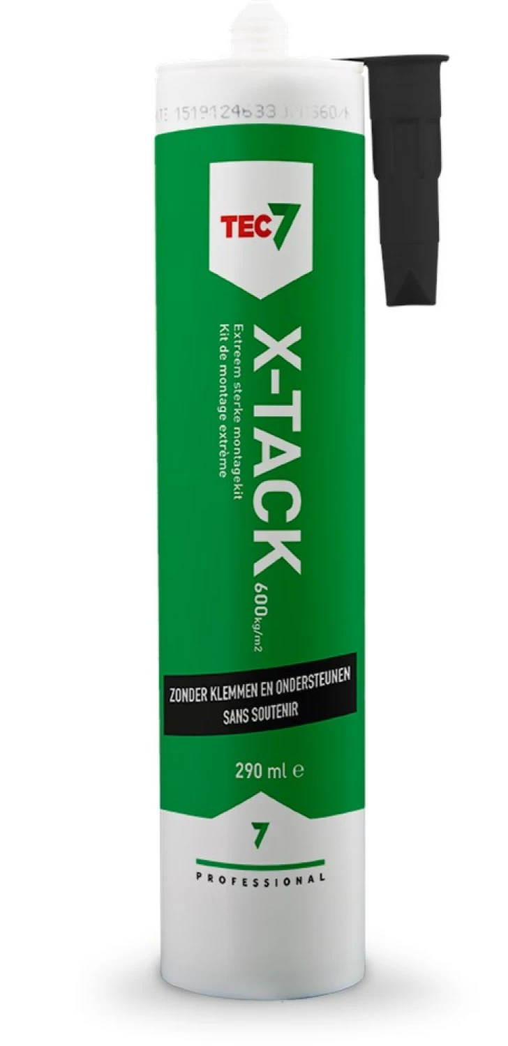 Tec7 534515000 - X-Tack noir - Tube  290 ml