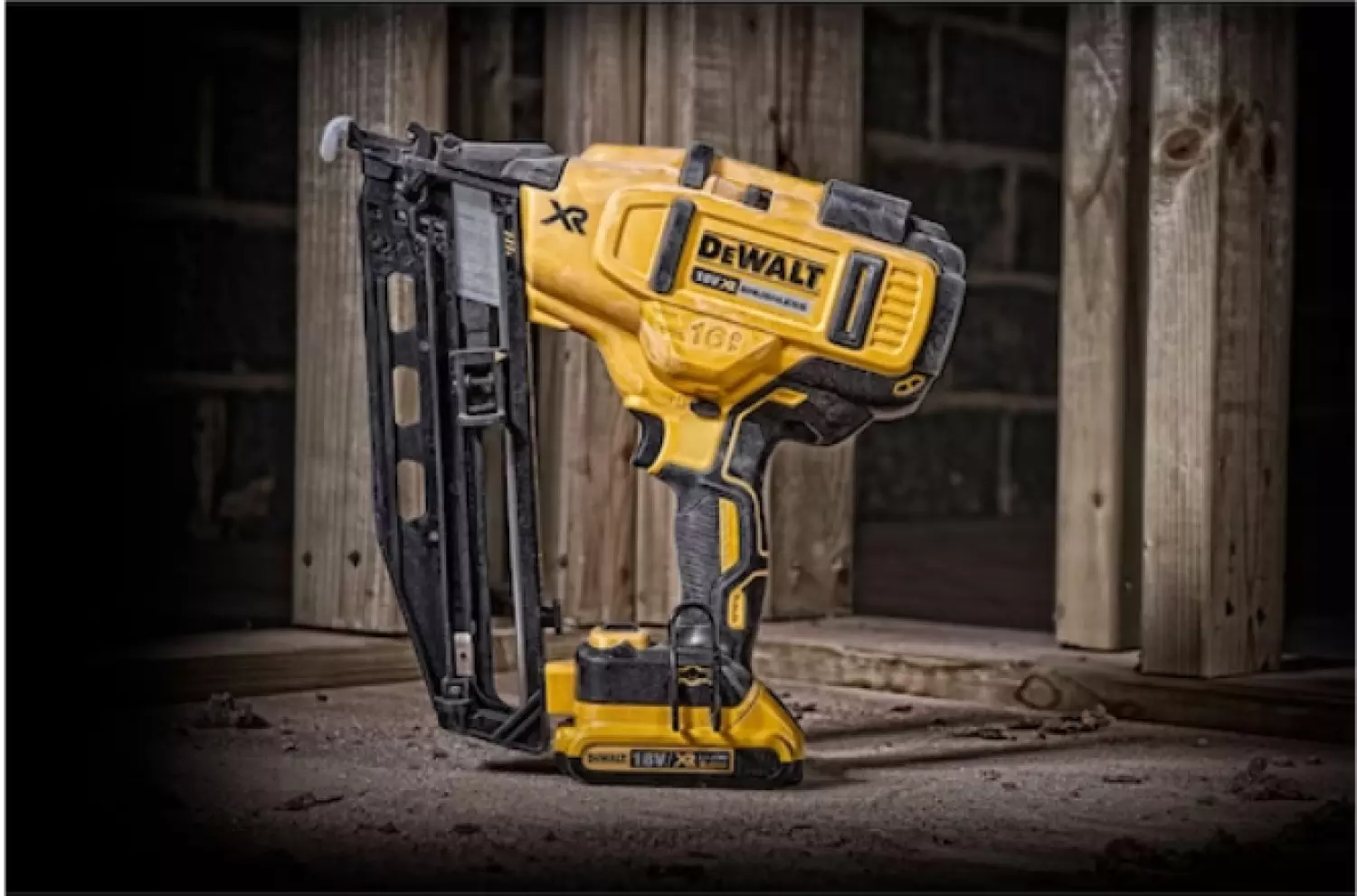 DeWALT DCN660D2 Cloueur de finition à batteries 18V Li-Ion set (2x batterie 2,0Ah) dans coffret - moteur sans charbon - 16 Gauge - 32-63mm-image