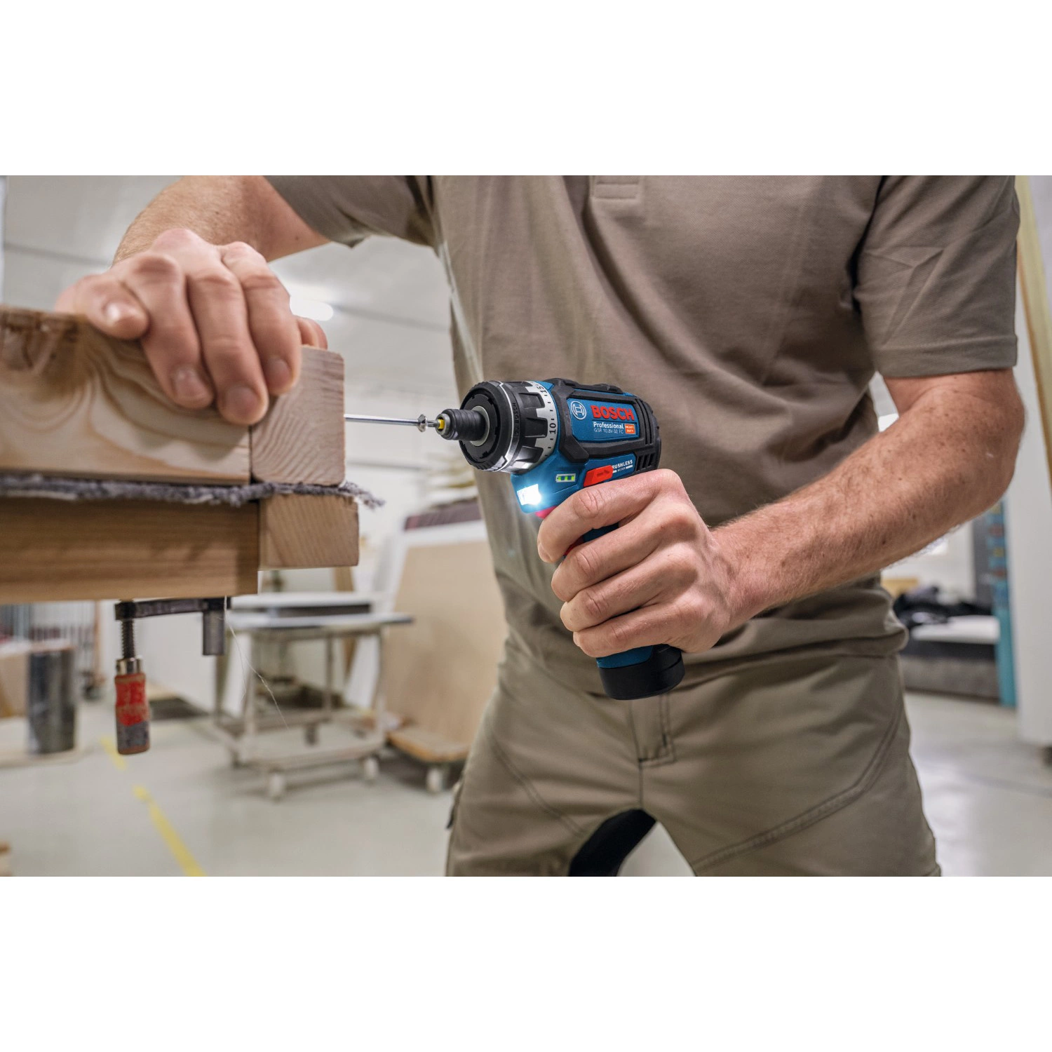 Bosch GSR 12V-32 FC 12V Accu schroefboormachine body met opzetstukken in L-Boxx-image