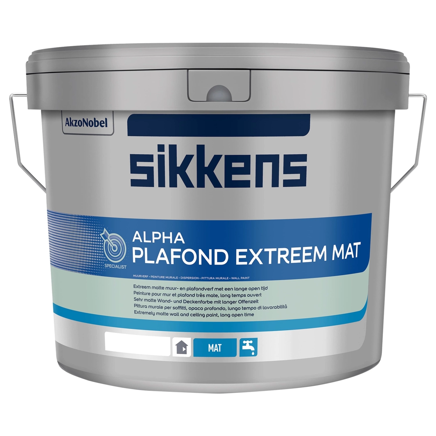 Sikkens Alpha Plafond Extreem Mat - op kleur gemengd - 5 L-image