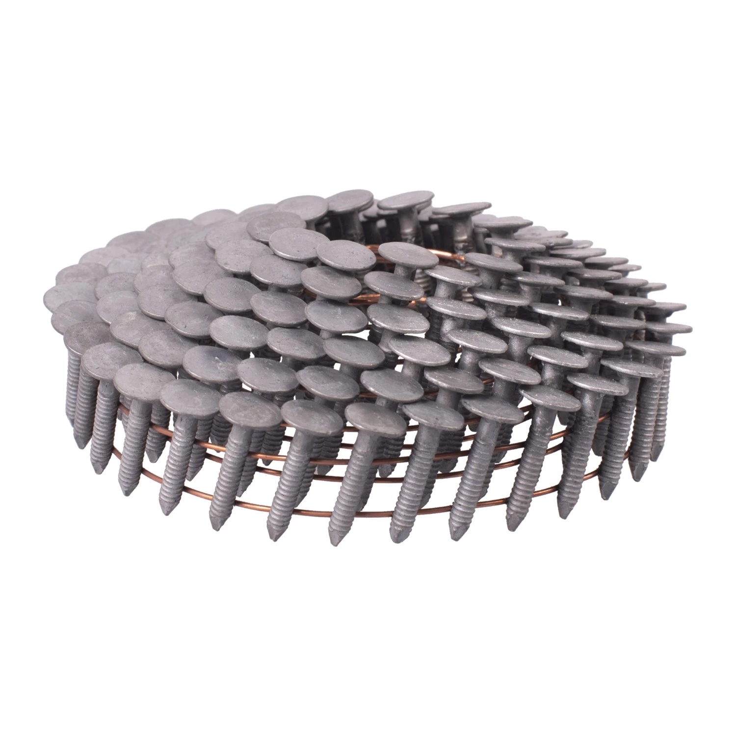 Milwaukee 4932499319 Clous en rouleau - Tige annelée - galvanisés à chaud 15° Tête ronde - 3,05 x 19 mm - 2880 pièces.-image