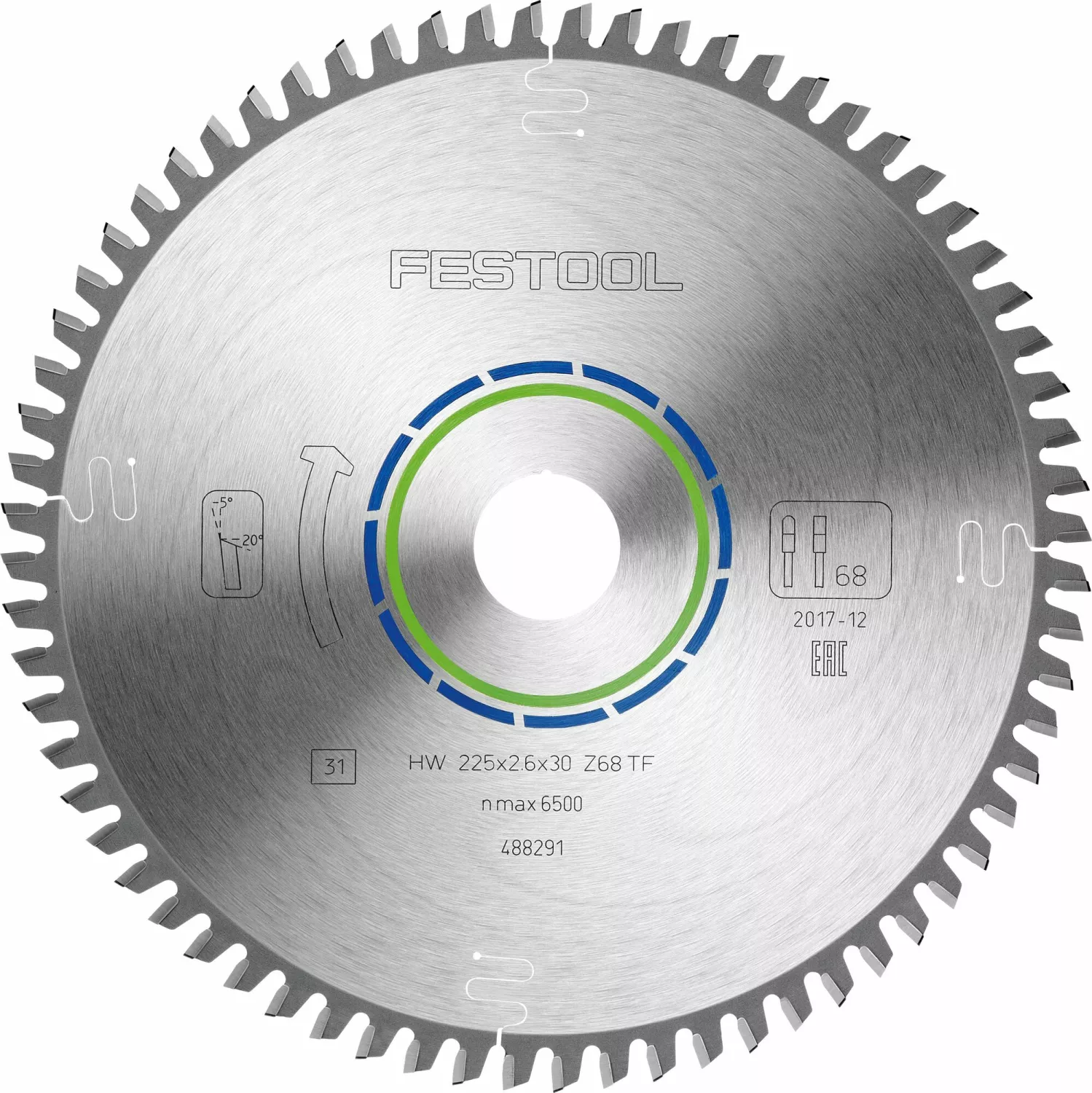 Festool HW 225x2,6x30 TF68 - Lame de scie circulaire-image