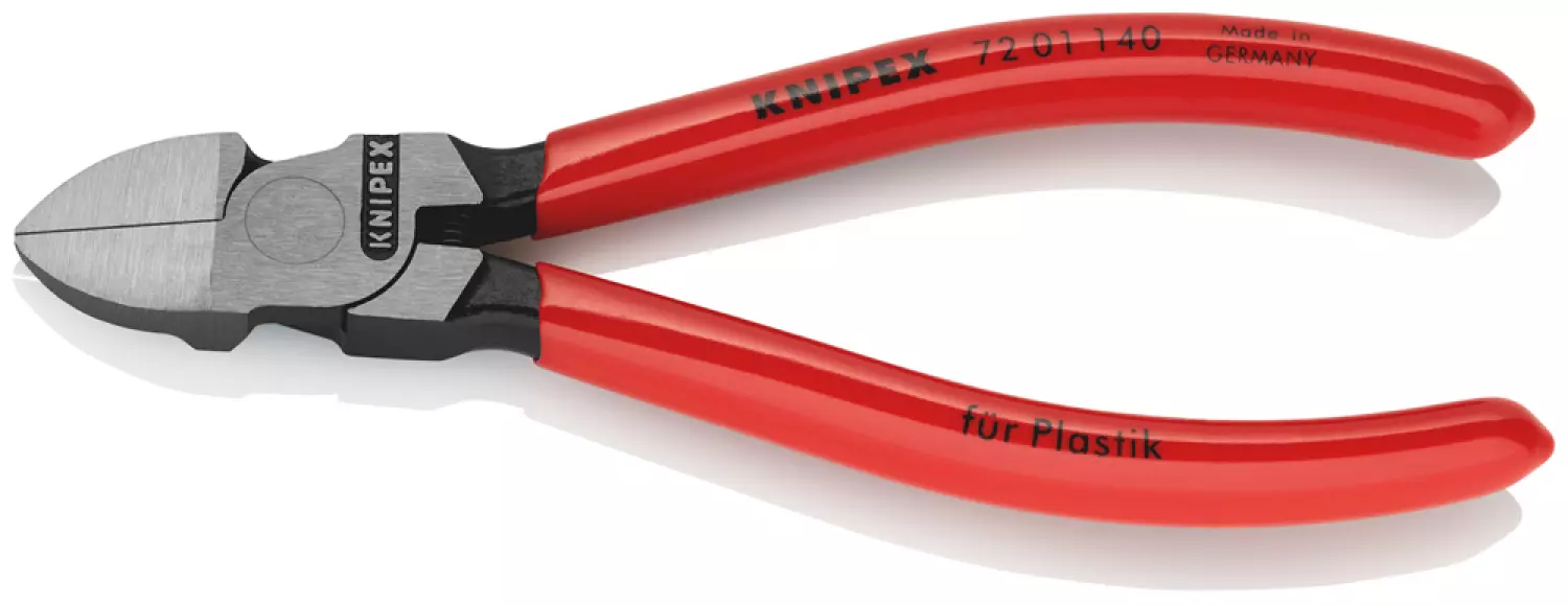 Knipex 7201140 Pince coupante latérale pour plastique - 140mm-image