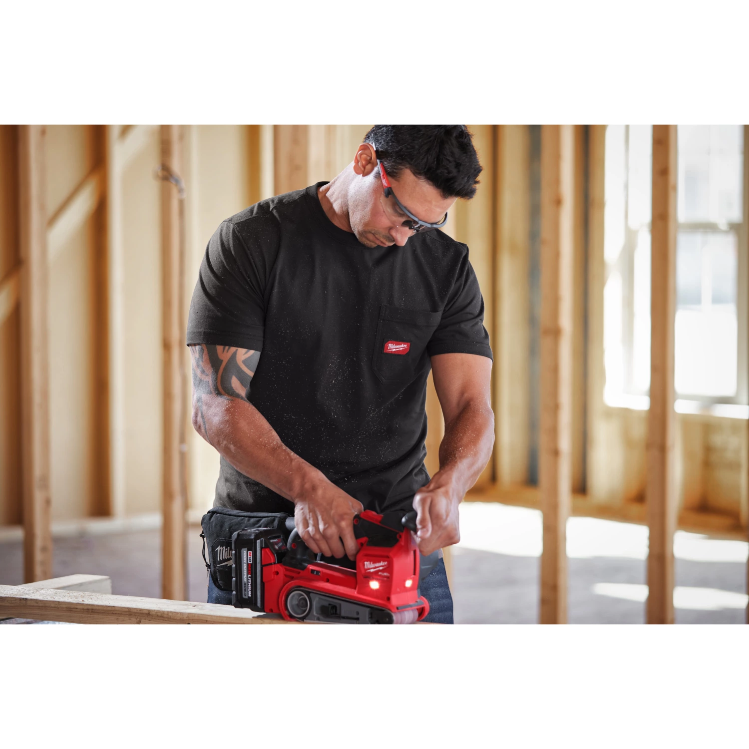 Milwaukee T-shirt de travail - noir - L-image