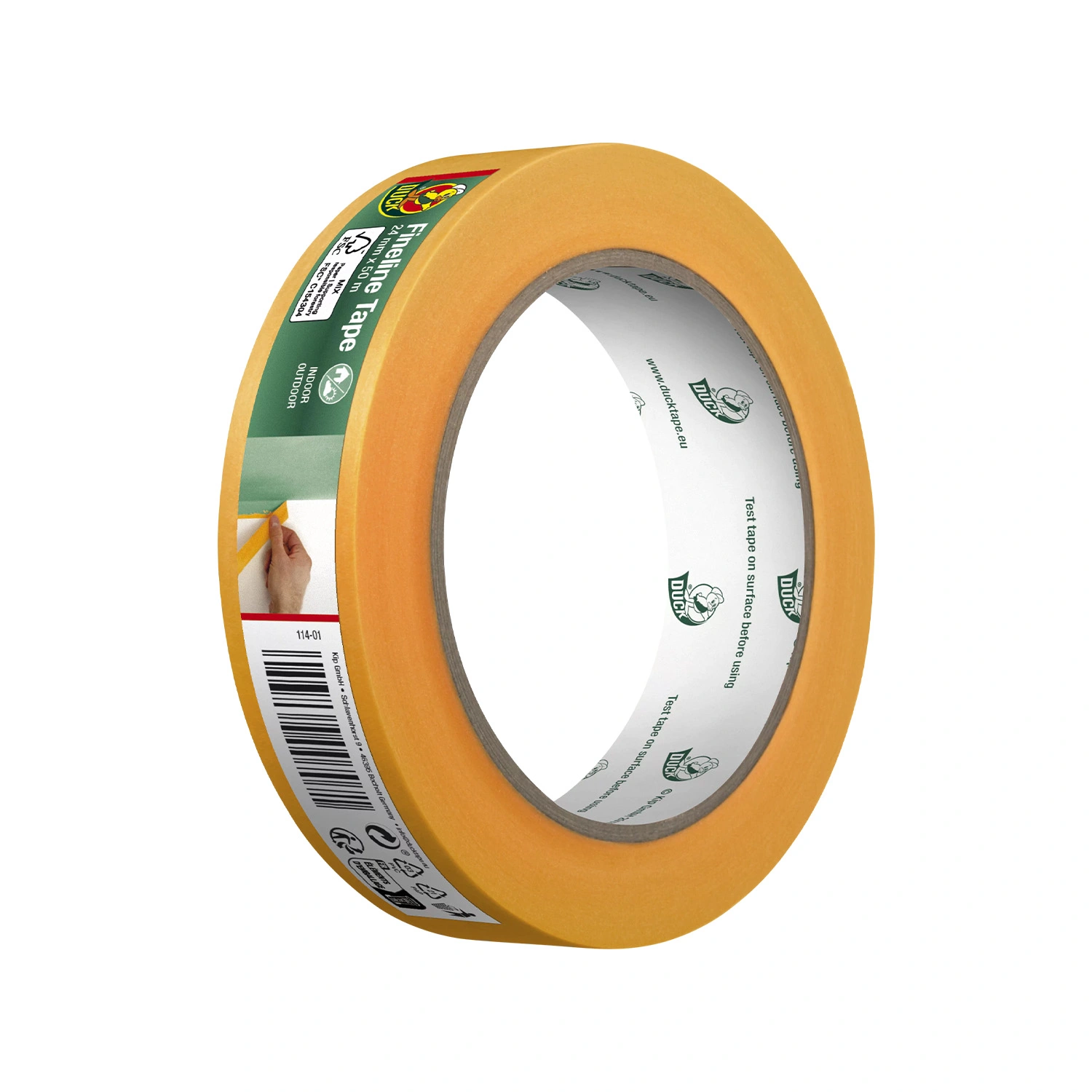 Duck Tape 114-01 Ruban fin - 24 mm x 50 m