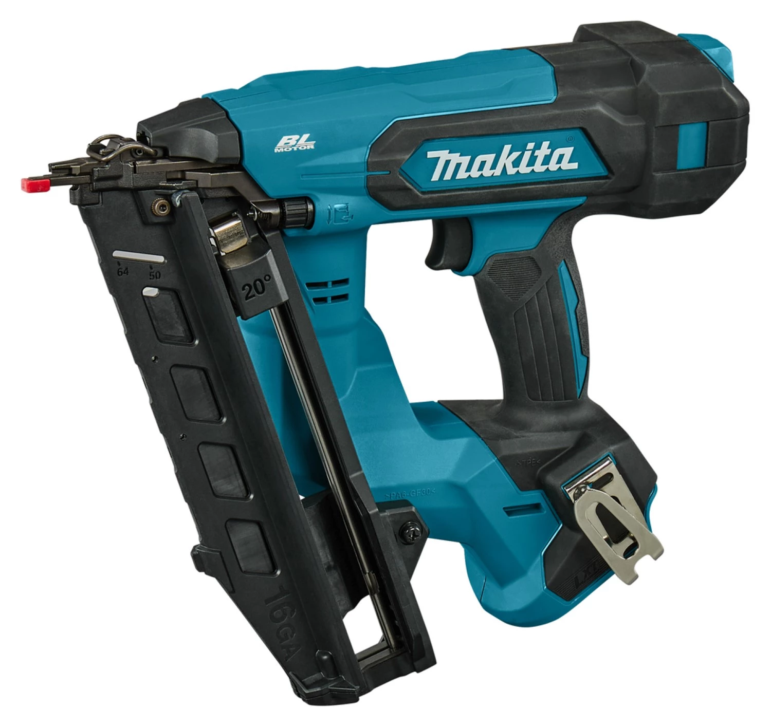 Makita DBN610ZJ 18V Li-ion accu brad tacker body in Mbox - 16Ga - met gratis Makita WK T-shirt - Maat XXL-image