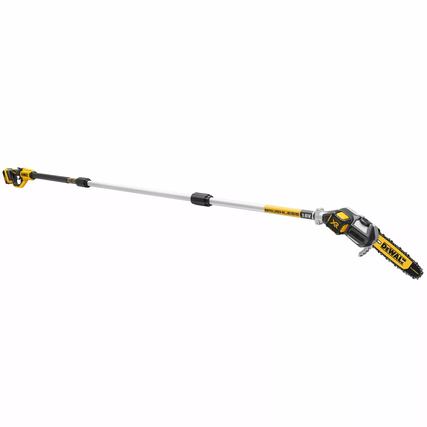 DeWALT DCMPS567P1 18V XR Li-Ion Scie à chaîne télescopique set (1x 5.0Ah Batterie) - Sans balai - 200mm-image