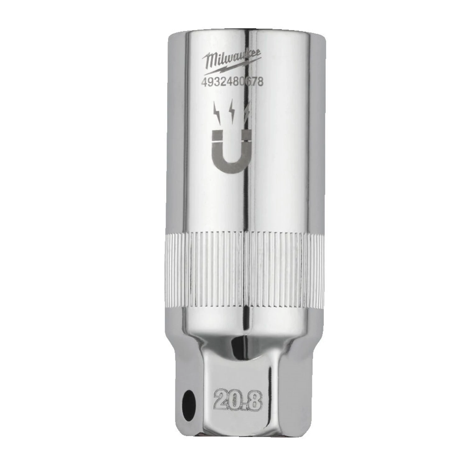 Milwaukee 4932480678 Bougiedop - 3/8" - 20.8mm magnetisch-image
