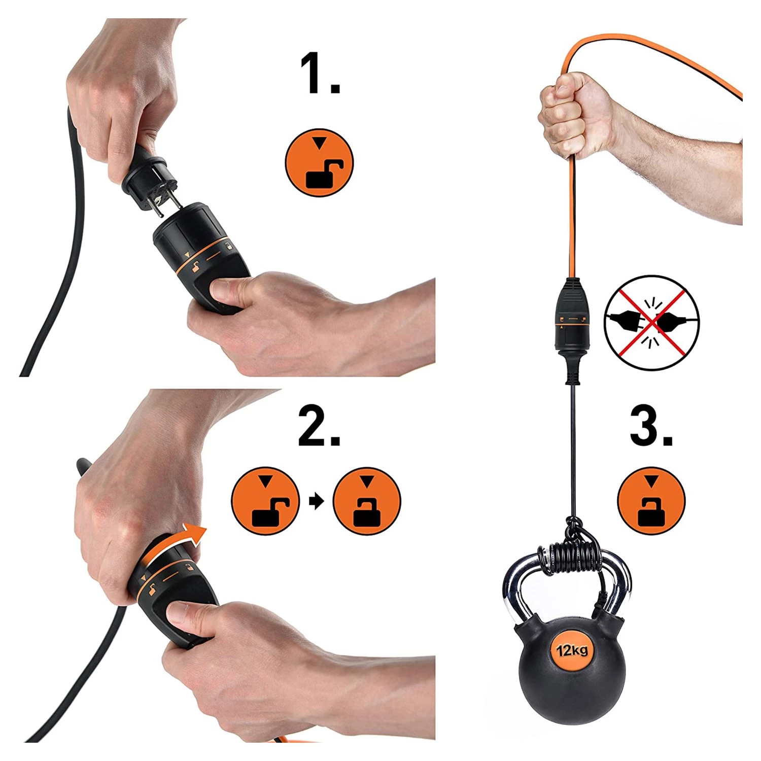 Q-link 53.501.20 Rallonge RA3X1.5 H07RNF - IP44 - 15 m-image