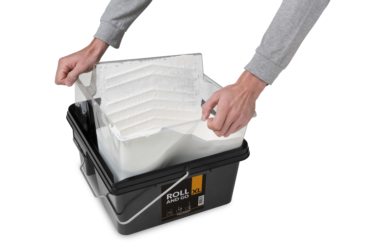 Go!Paint Roll And Go XL Verfemmer - 31cm Roller + 5 Inzetbakken-image