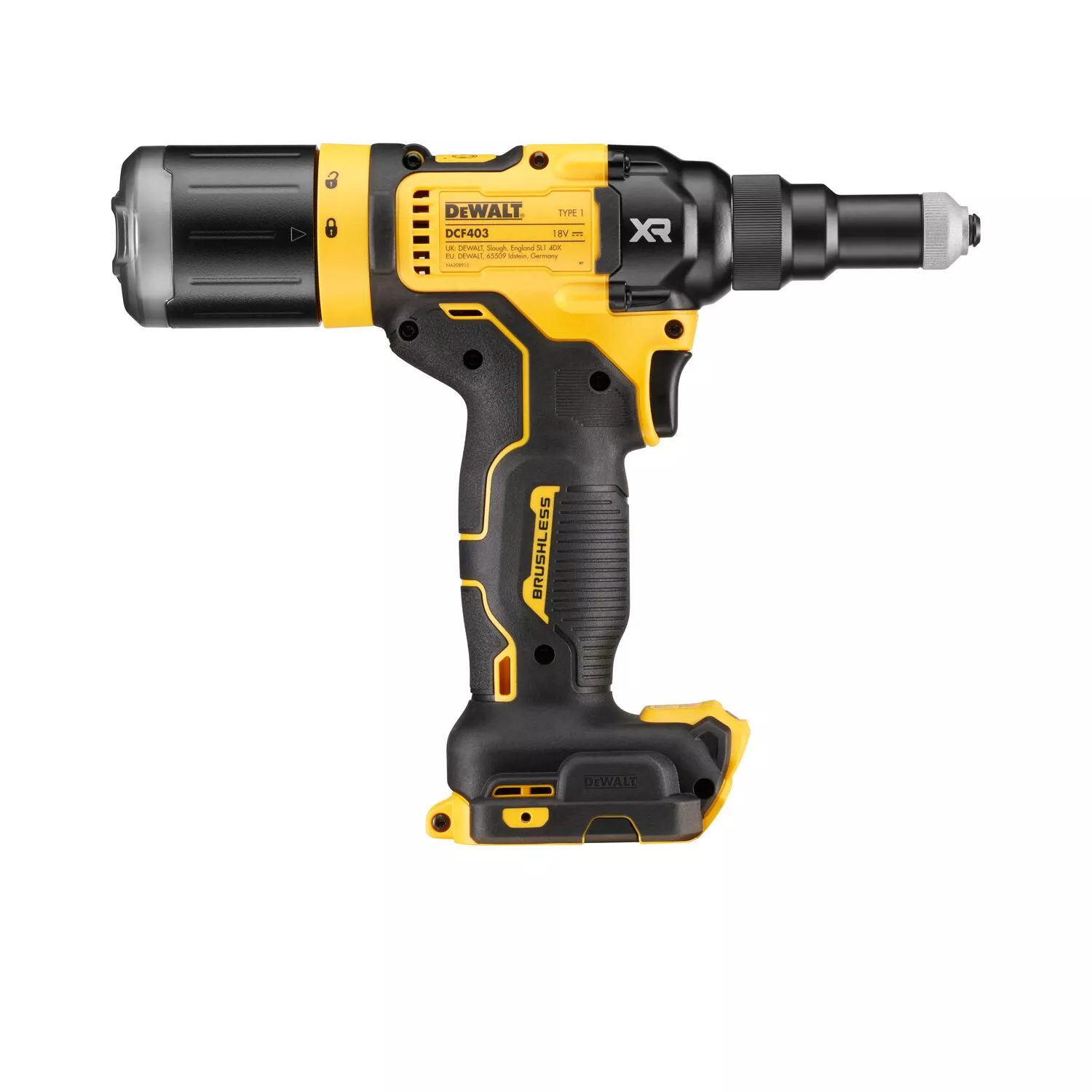 DeWALT DCF403NT 18V Li-ion accu blindklinknageltang body in TSTAK - 4,8mm-image