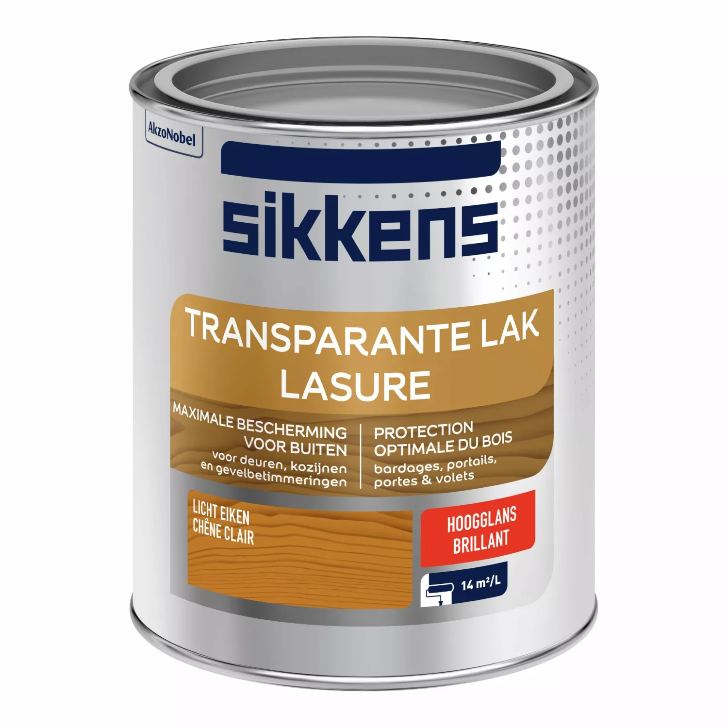 Sikkens Buitenlak Transparant Hoogglans - Licht eiken 006 - 750ml-image