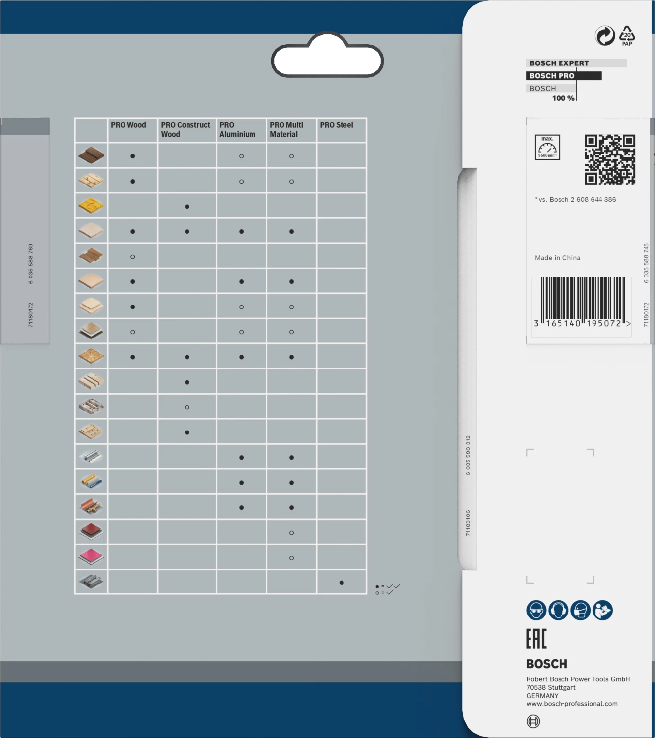 Bosch 2608640732 - Lame de Scie Circulaire Optiline Wood, 160 x 20/16 x 2,6 mm, 48D-image