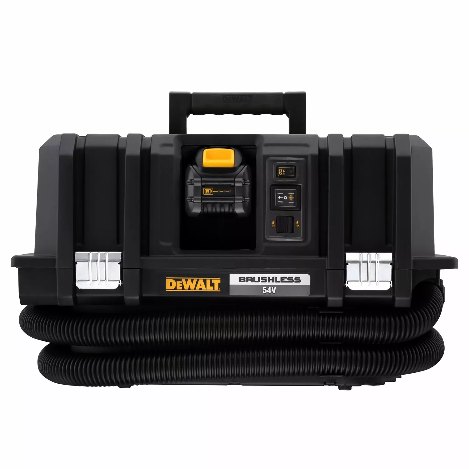 DeWALT DCV586MT2 54V Li-Ion Accu Bouwstofzuiger set (2x 6Ah accu) - Nat/Droog - 2000W - M-Klasse - 11L - koolborstelloos-image