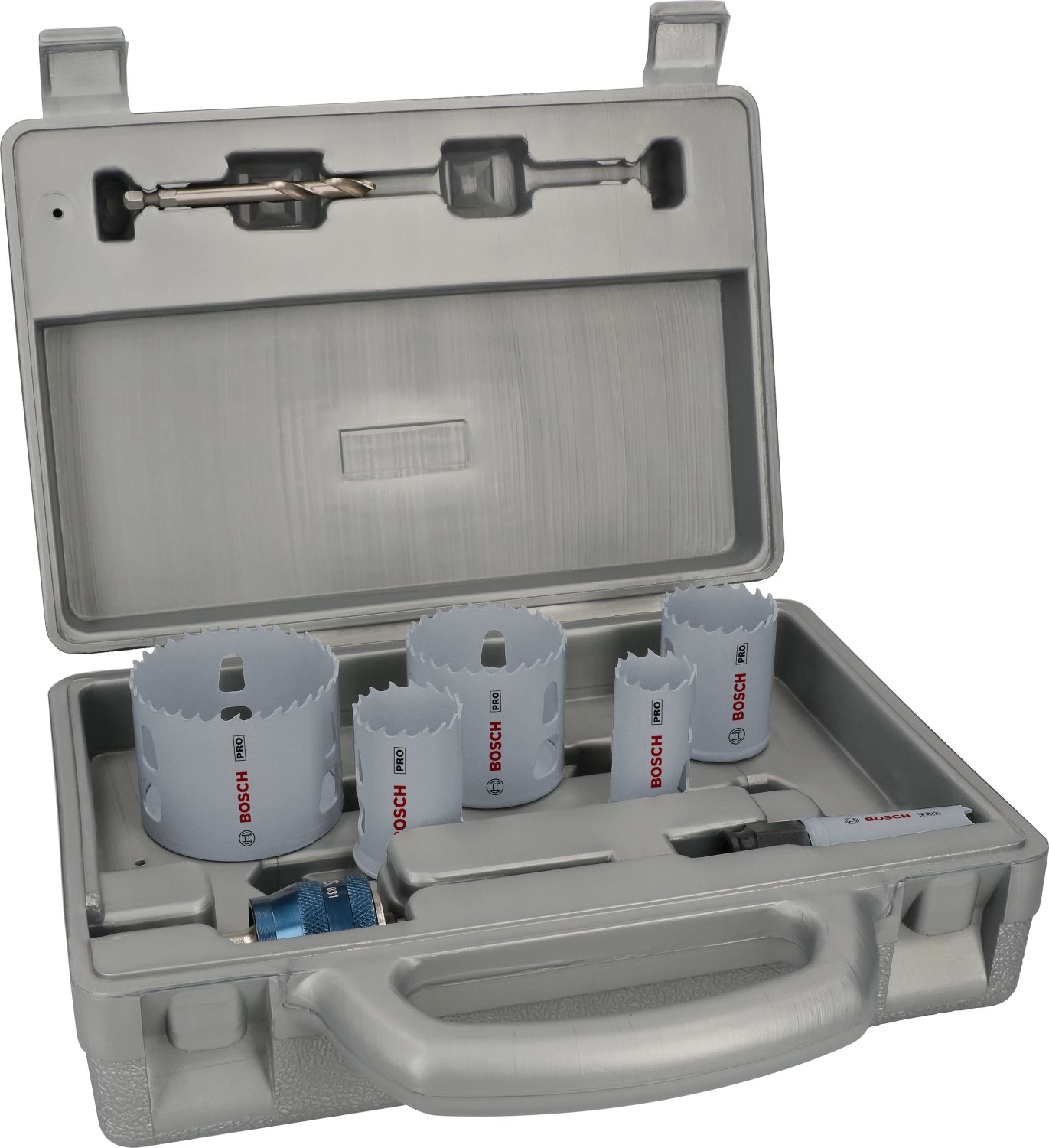 Bosch 2608594436 PRO Jeu de 9 scies-cloches Multi Material PC Plus - 22, 29, 35, 44, 51, 64 mm-image