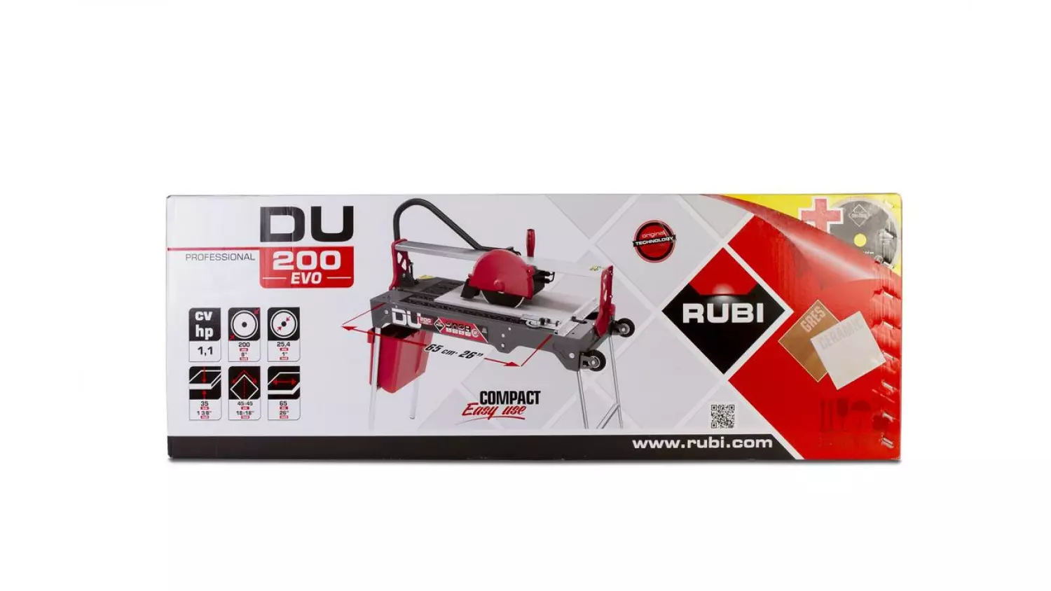 Rubi DU 200 EVO Tegelzaagmachine incl. diamantzaagblad - 650mm-image