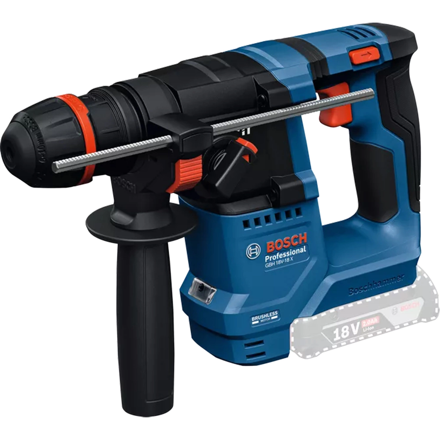 Bosch GBH 18V-18 X SDS-plus batterie ONECHUCK marteau perforateur dans L-Boxx - 1,5 J-image