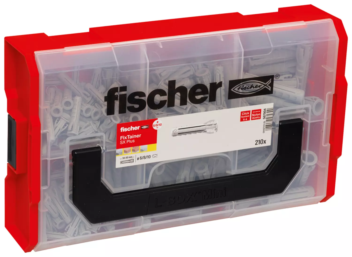 Fischer Fixtainer plug SX Plus - 6, 8 et 10