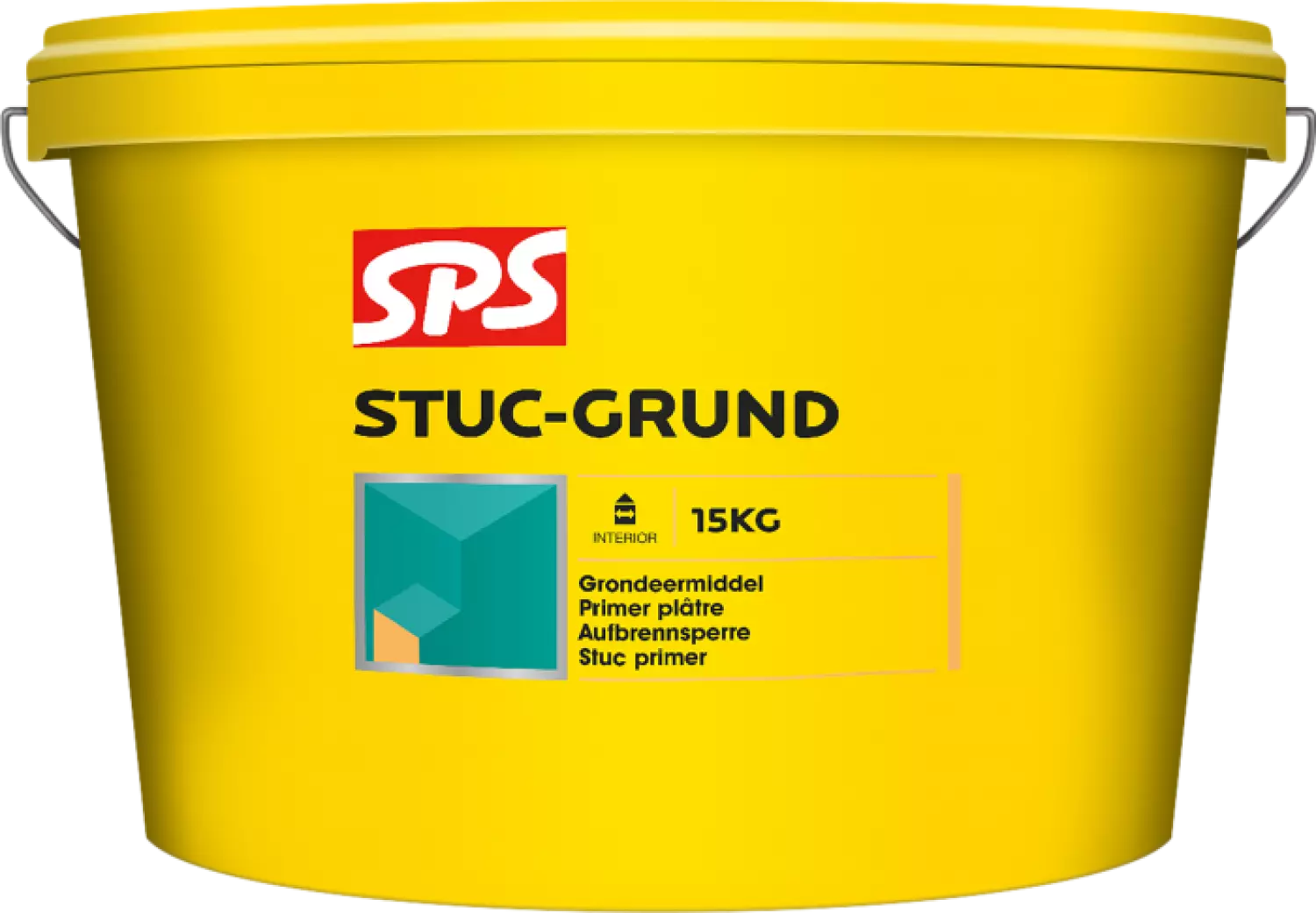 SPS Stuc-Grund Voorstrijk voor sierpleister - geel - 5kg-image