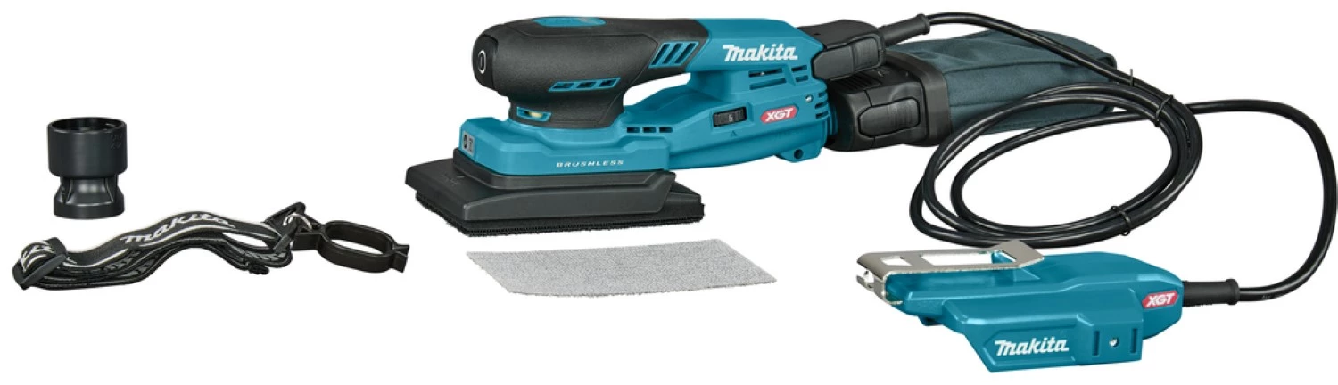 Makita BO005CGZ XGT 40V Li-ion accu Handpalm vlakschuurmachine - 80x130mm-image