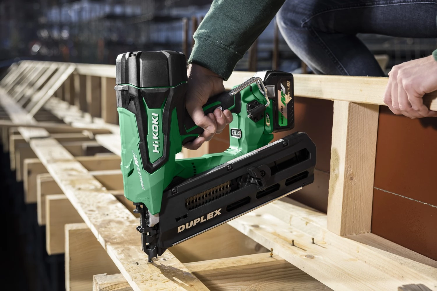 HiKOKI NR3675DDW6Z Accu duplexspijkerapparaat - 36V - BL - 75 nagels - MV - in HSC IV-image