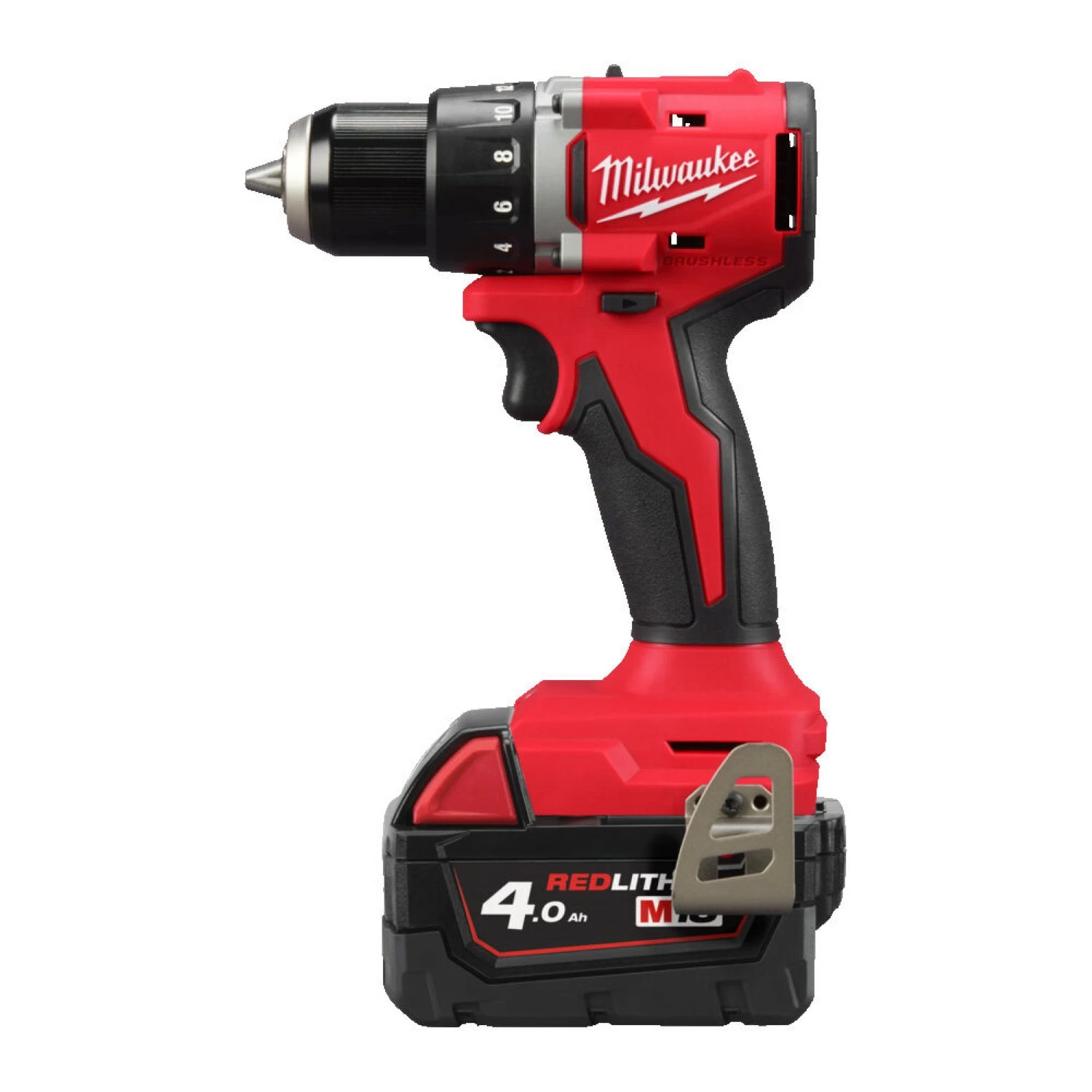 Milwaukee M18 BLDDRC-402C Boorschroefmachine (2x 4.0Ah accu) - koolborstelloos - in koffer-image