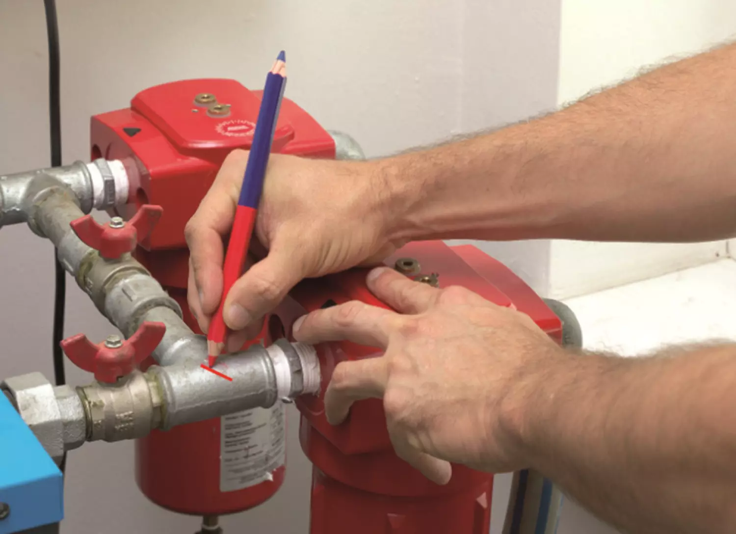 Pica PI559-50 Dubbel potlood - 175mm - Rood/Blauw (50st)-image