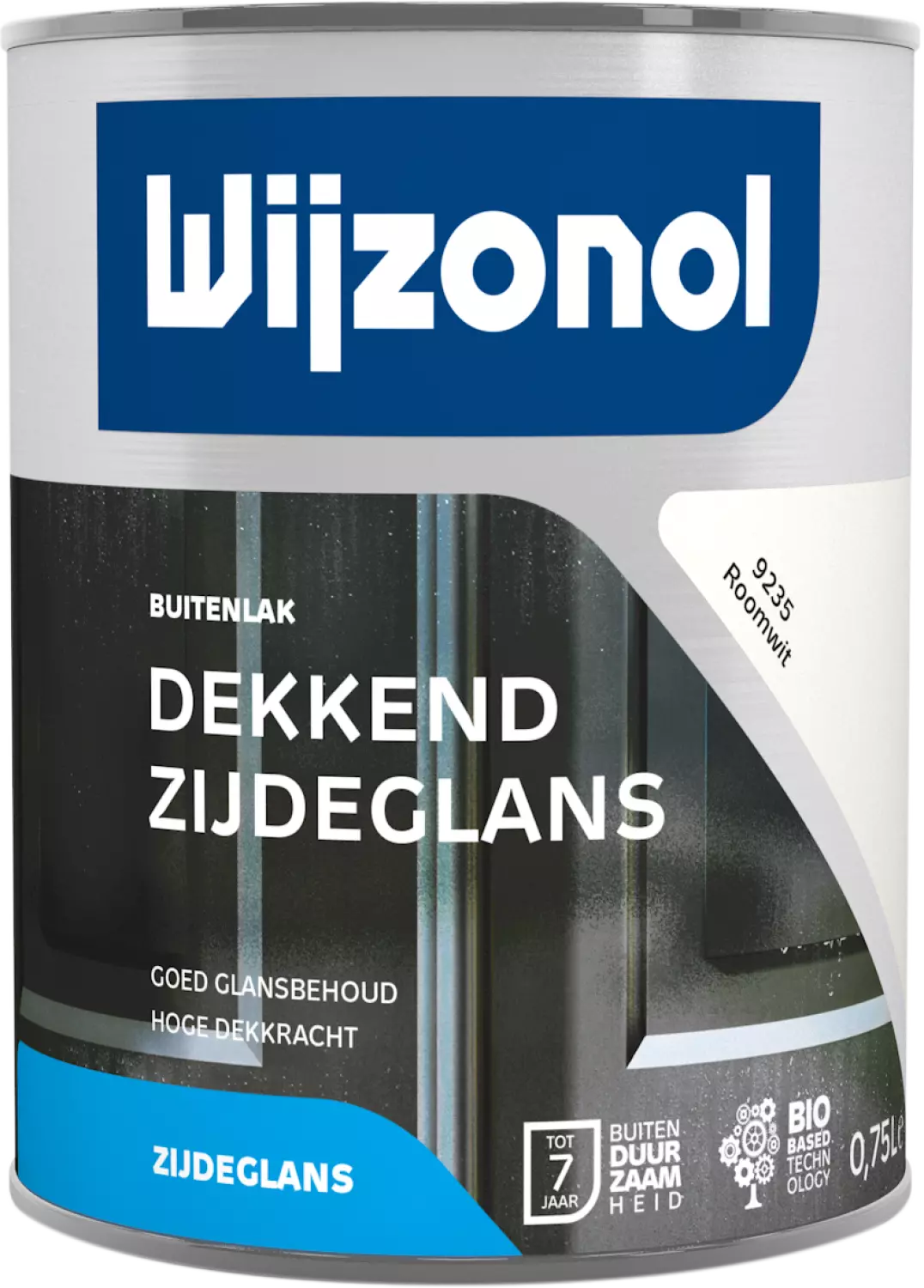 Wijzonol Dekkend Zijdeglanslak - 9235 Roomwit - 0,75L-image