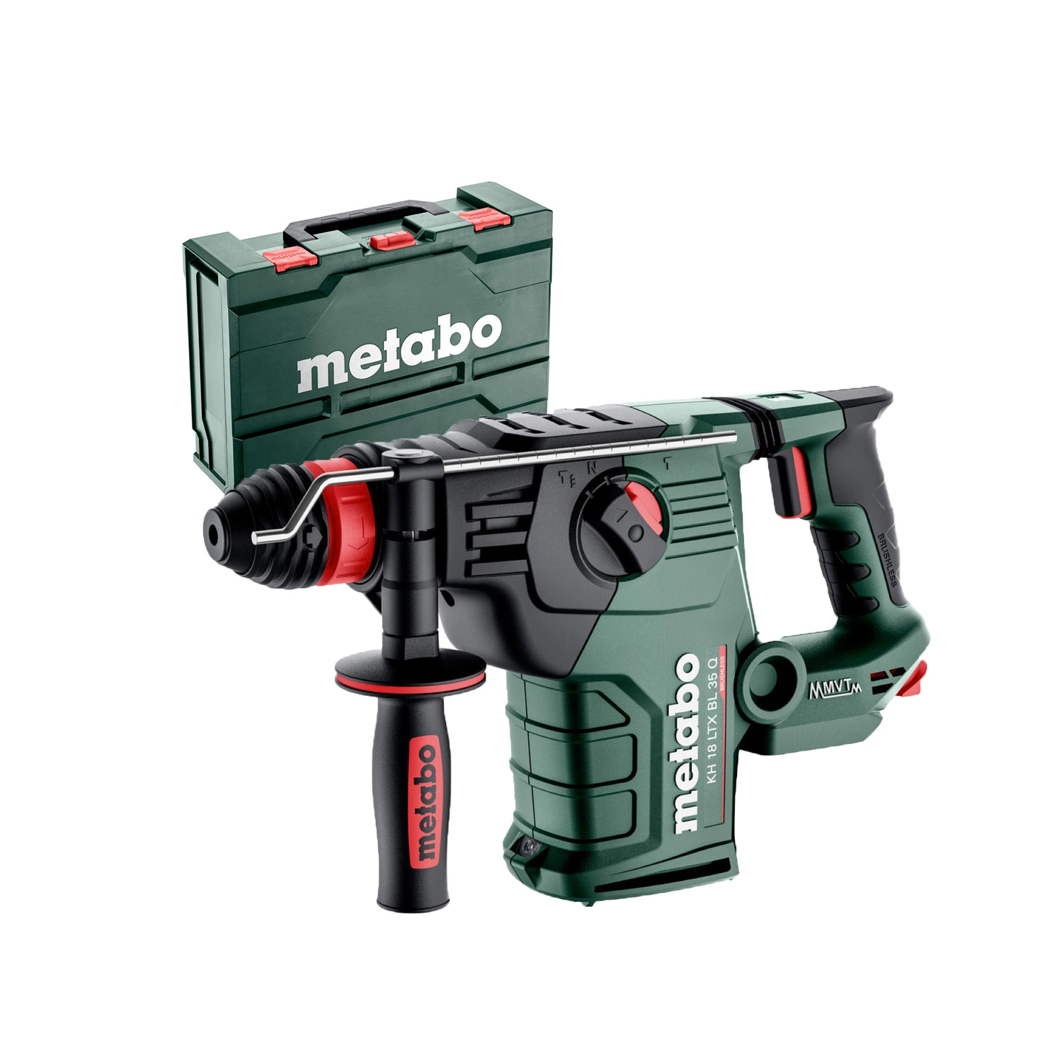 Metabo KH 18 LTX BL 35 Q 18V Li-ion batterie Pérforateur combiné sans fil dans MetaBox - 4,2J-image