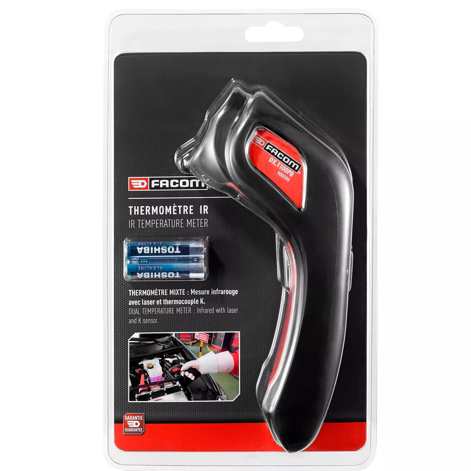 Facom DX.T100PB Thermomètre infrarouge - plage -60°C à +625°C-image