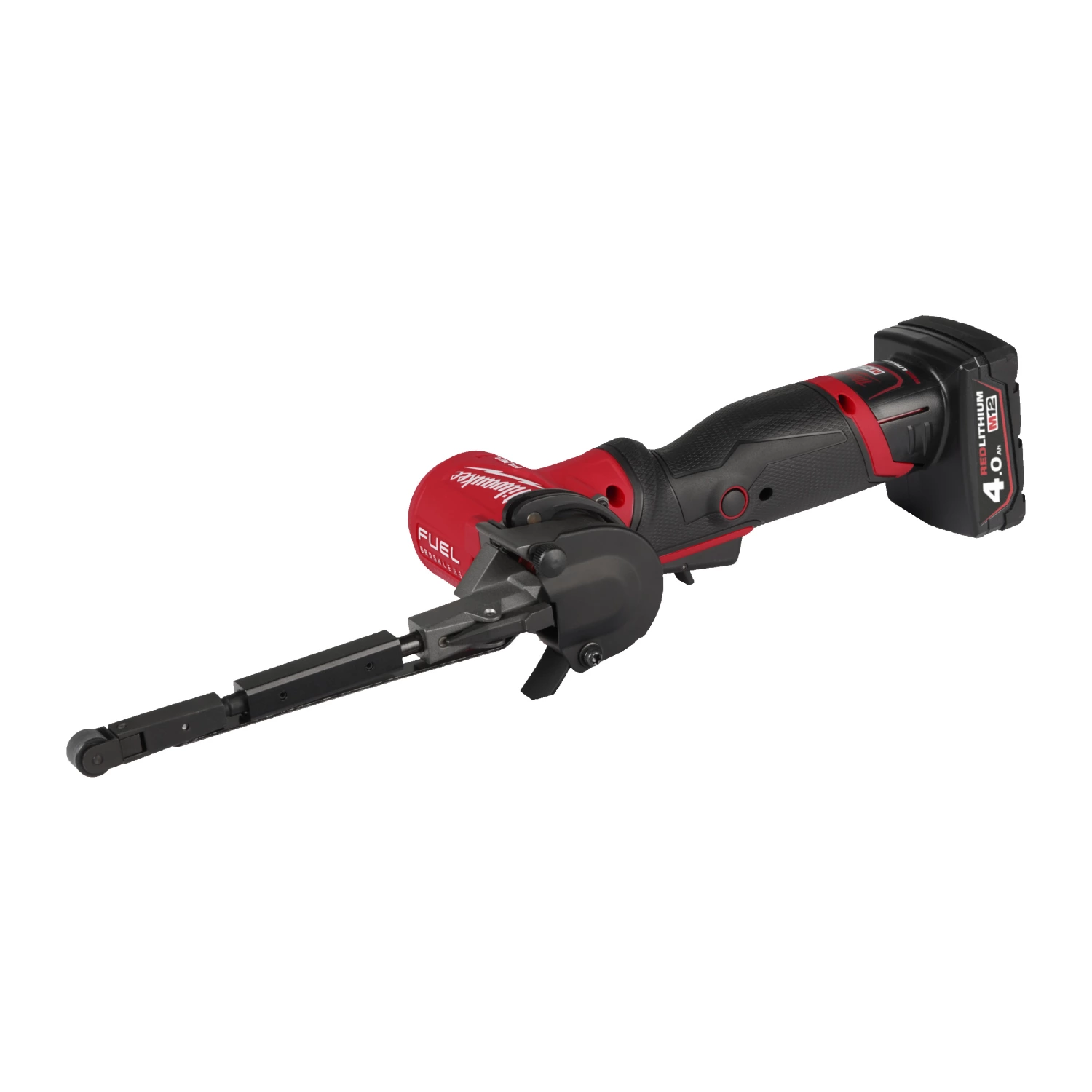 Milwaukee M12 FBFL13-402B FUEL™ bandvijl (2x 4.0 Ah accu) in transporttas - 13mm - 12V-image