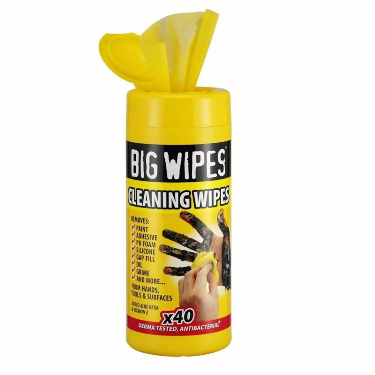 Big Wipes Lingettes nettoyante - pot - 40 pièces-image