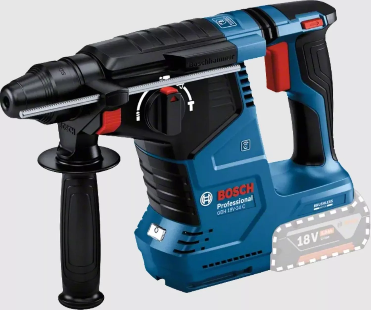 Bosch GBH 18V-24 C 18V Li-ion Batterie SDS-Plus marteau perforateur corps - 2,4J - 30 mm-image