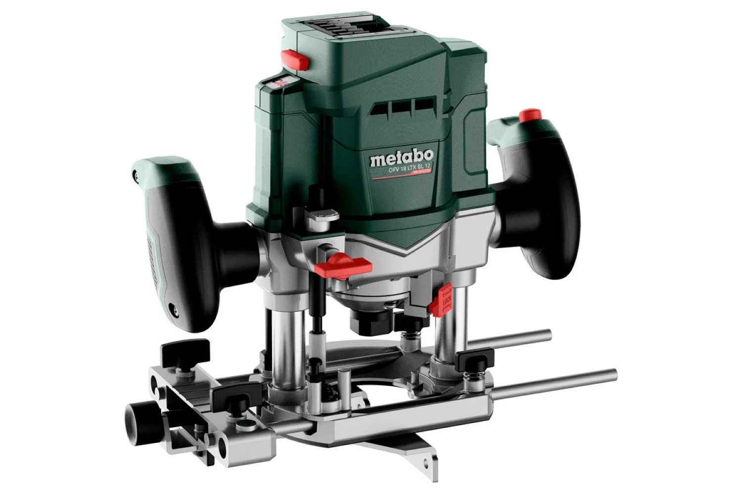 Metabo OFV 18 LTX BL 12 18V Li-ion accu bovenfrees body in Metabox-image