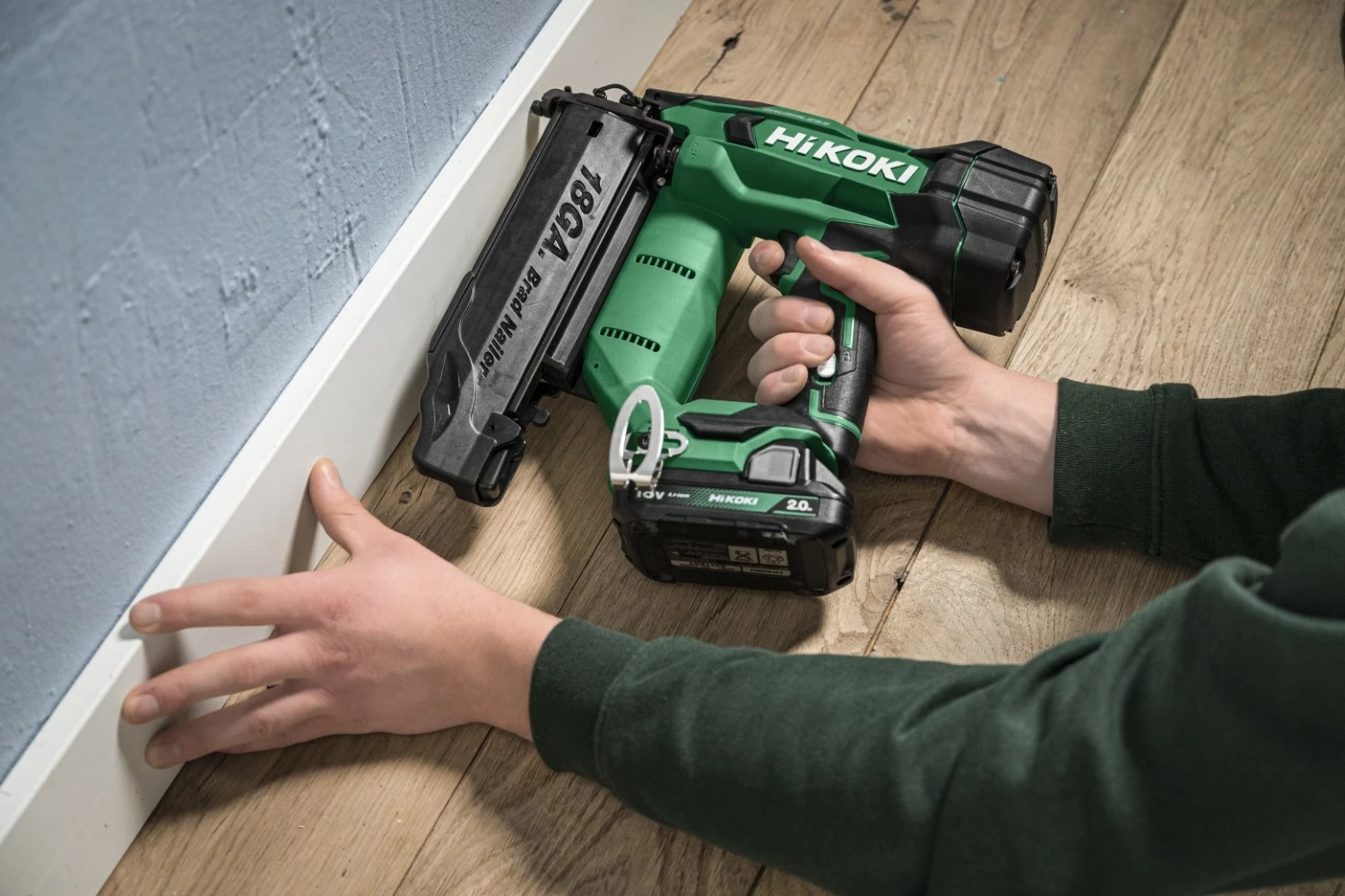 HiKOKI NT1850DA W6Z Accu spijkerapparaat - 18V - BL - 18 Gauge - MV - in HSC IV-image