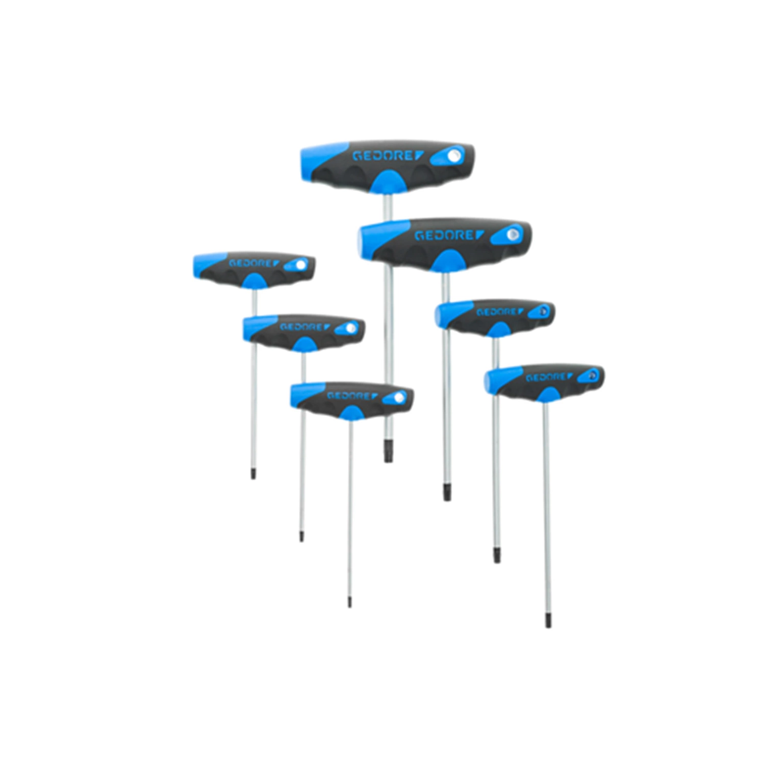 Gedore 2142 TX-007 7-delige Haakse inbussleutelset - TX-image