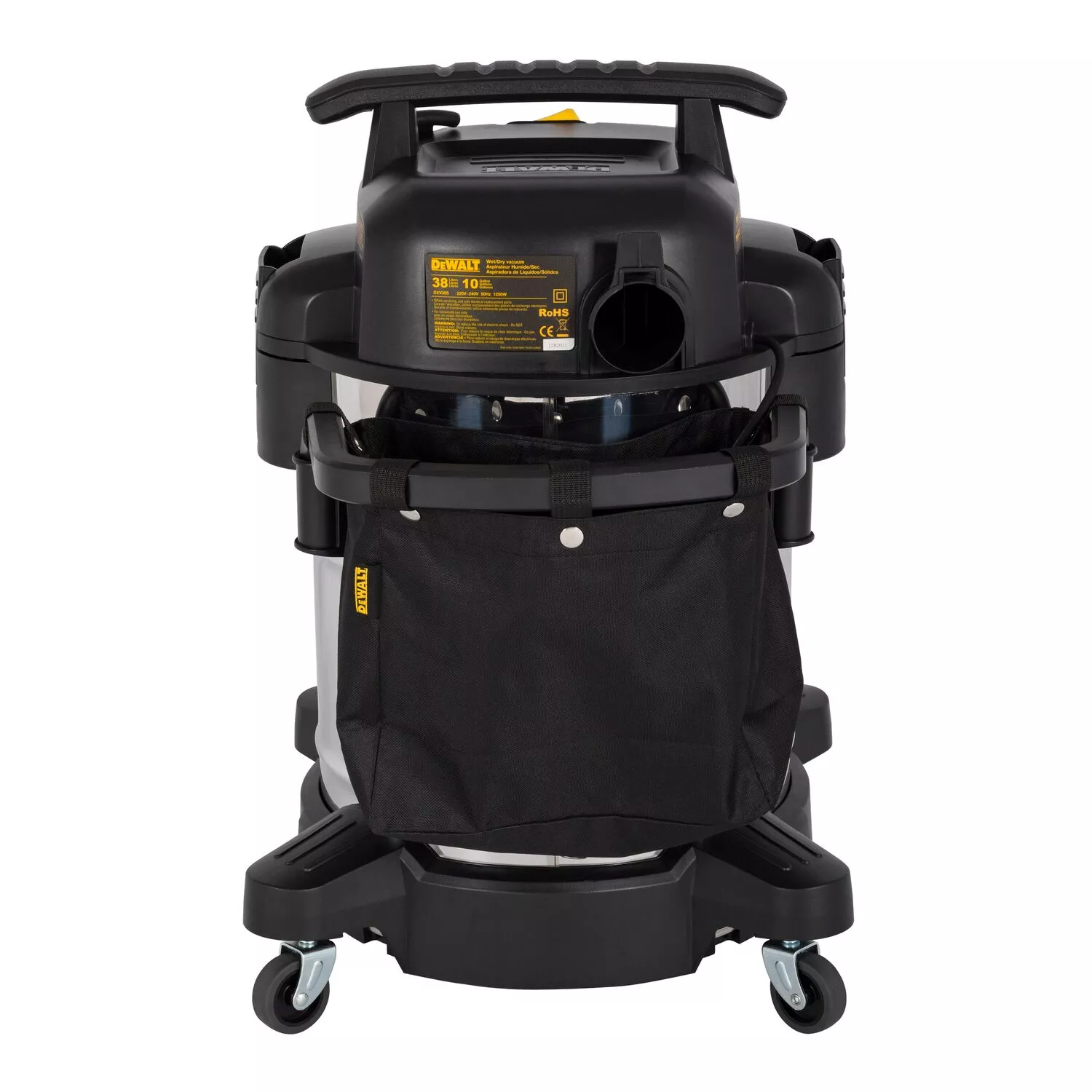 DeWalt DXV38SB Stofzuiger - Nat/Droog - 1250W - 38L