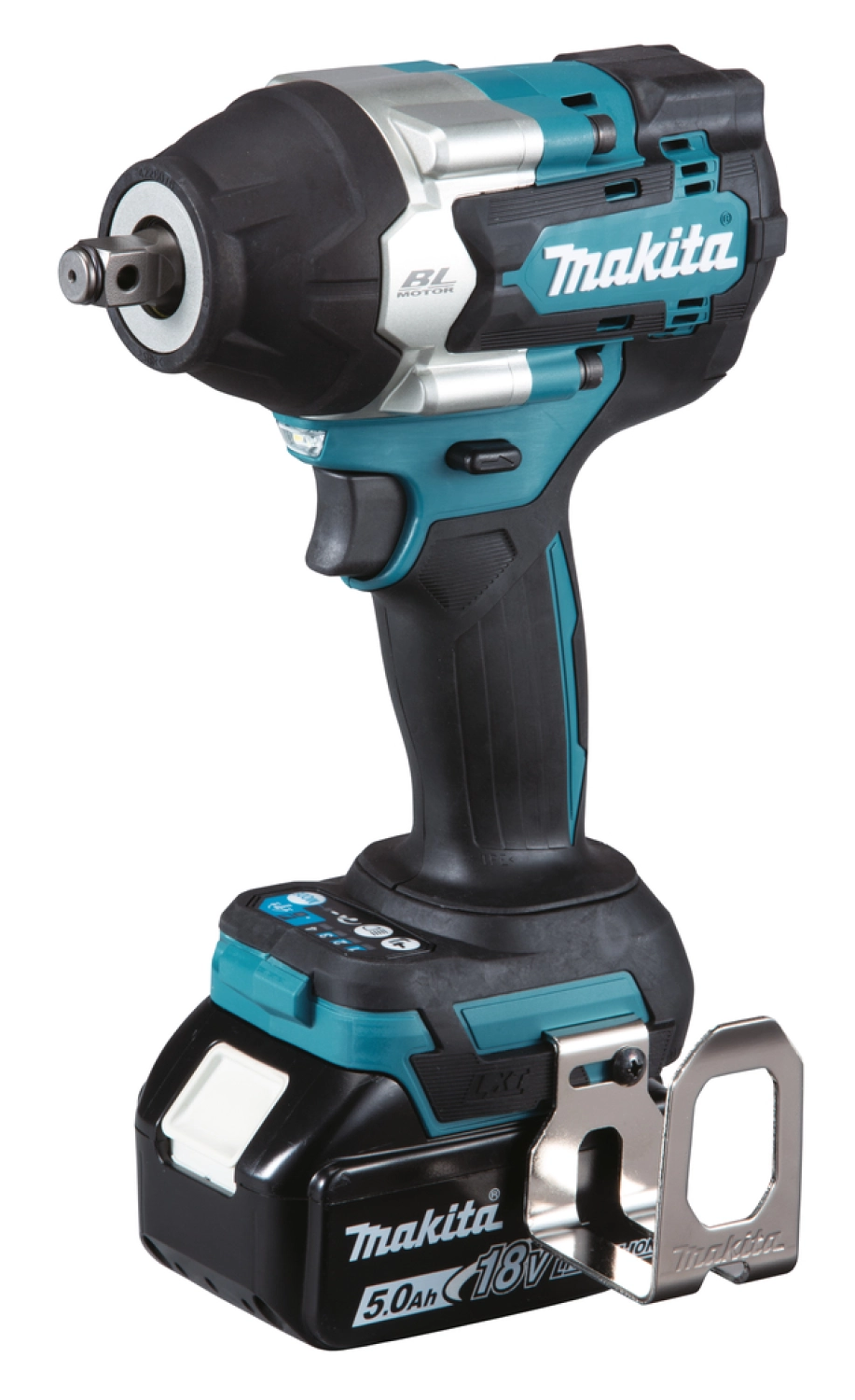 Makita DTW700RTJ 18V Li-Ion Accu slagmoersleutel set (2x 5.0Ah accu) in Mbox - 700 Nm - 1/2" - koolborstelloos-image