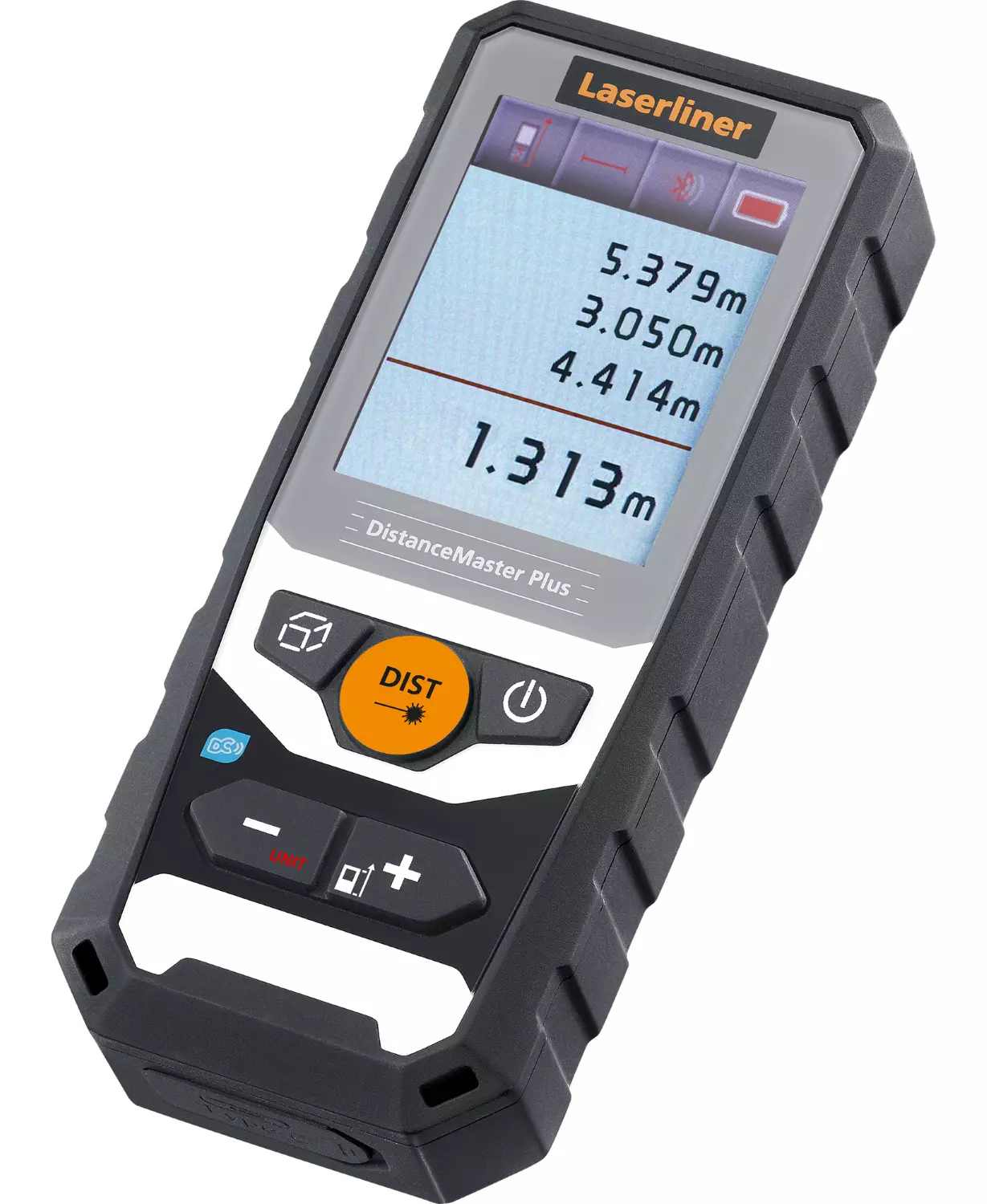 Laserliner Distancemaster Plus 80 Télémètre dans un étui - 80 m - rouge - Bluetooth - IP65-image