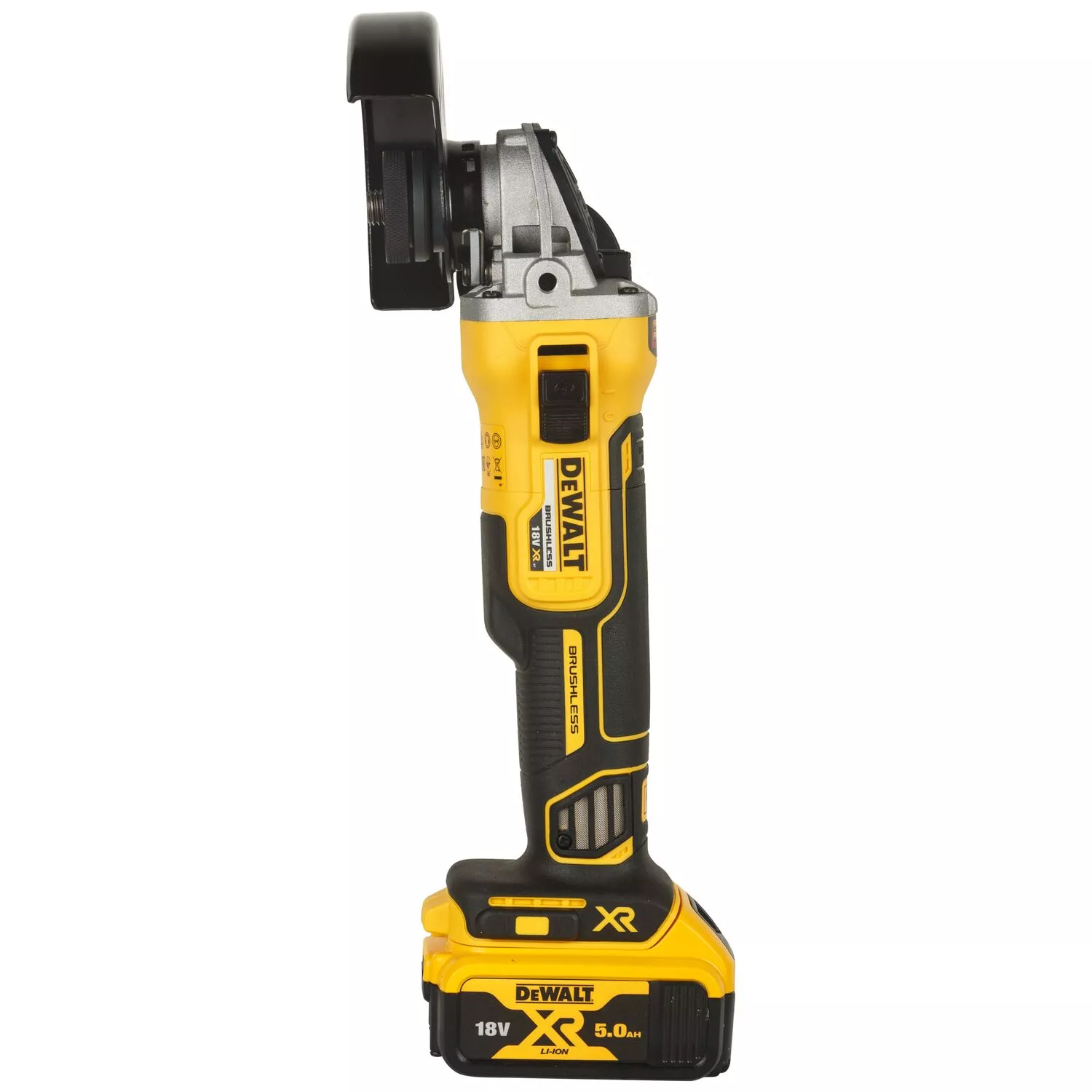 DeWALT DCG405P2 - Set meuleuse d'angle Li-Ion 18V (2x batterie 5.0Ah) dans TSTAK - 125mm - moteur brushless-image