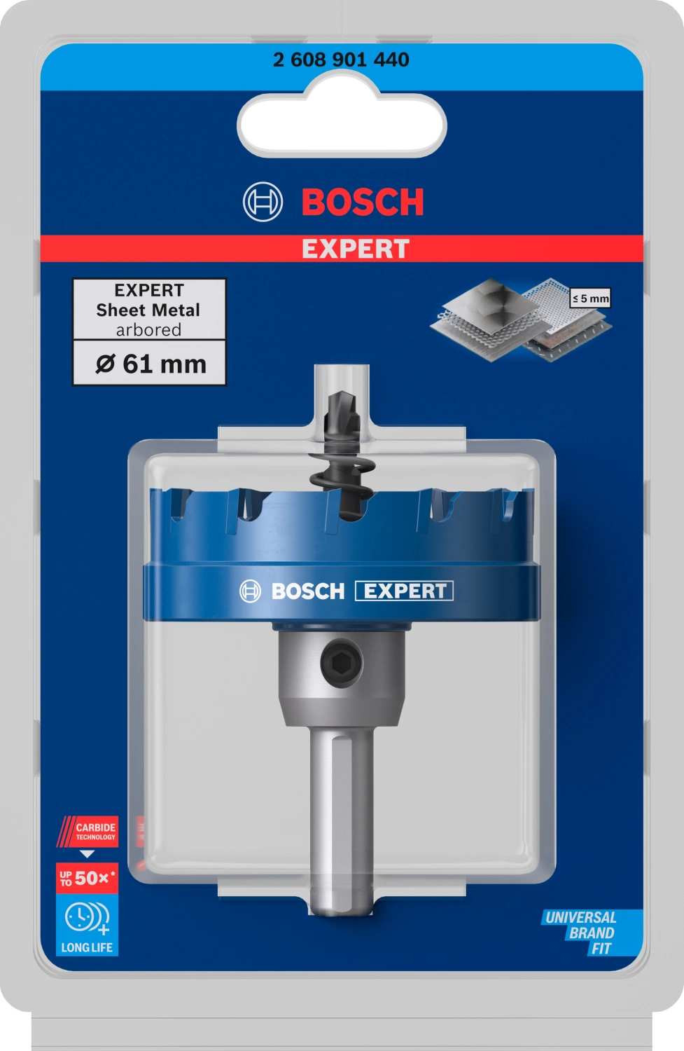 Bosch 2608901440 EXPERT Scie cloche pour tôle - 61 mm-image