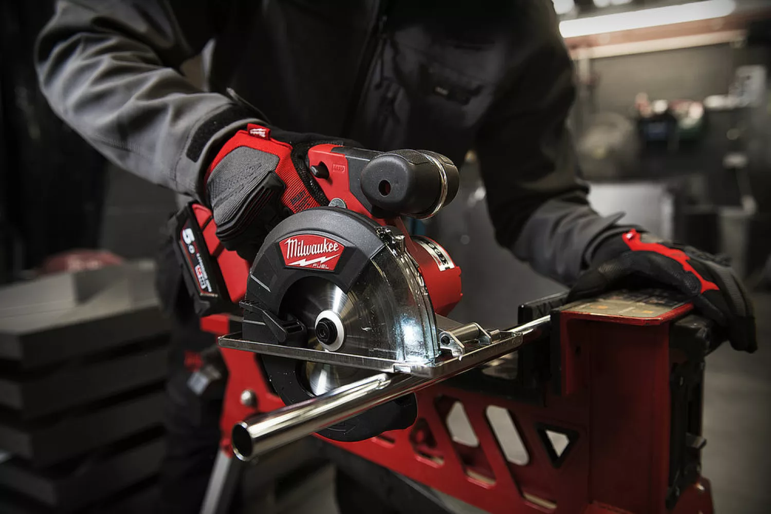Milwaukee M18 FMCS-502X 18V Li-Ion accu Cirkelzaag set (2x 5ah accu) in HD Box -150 x 20mm - koolborstelloos-image