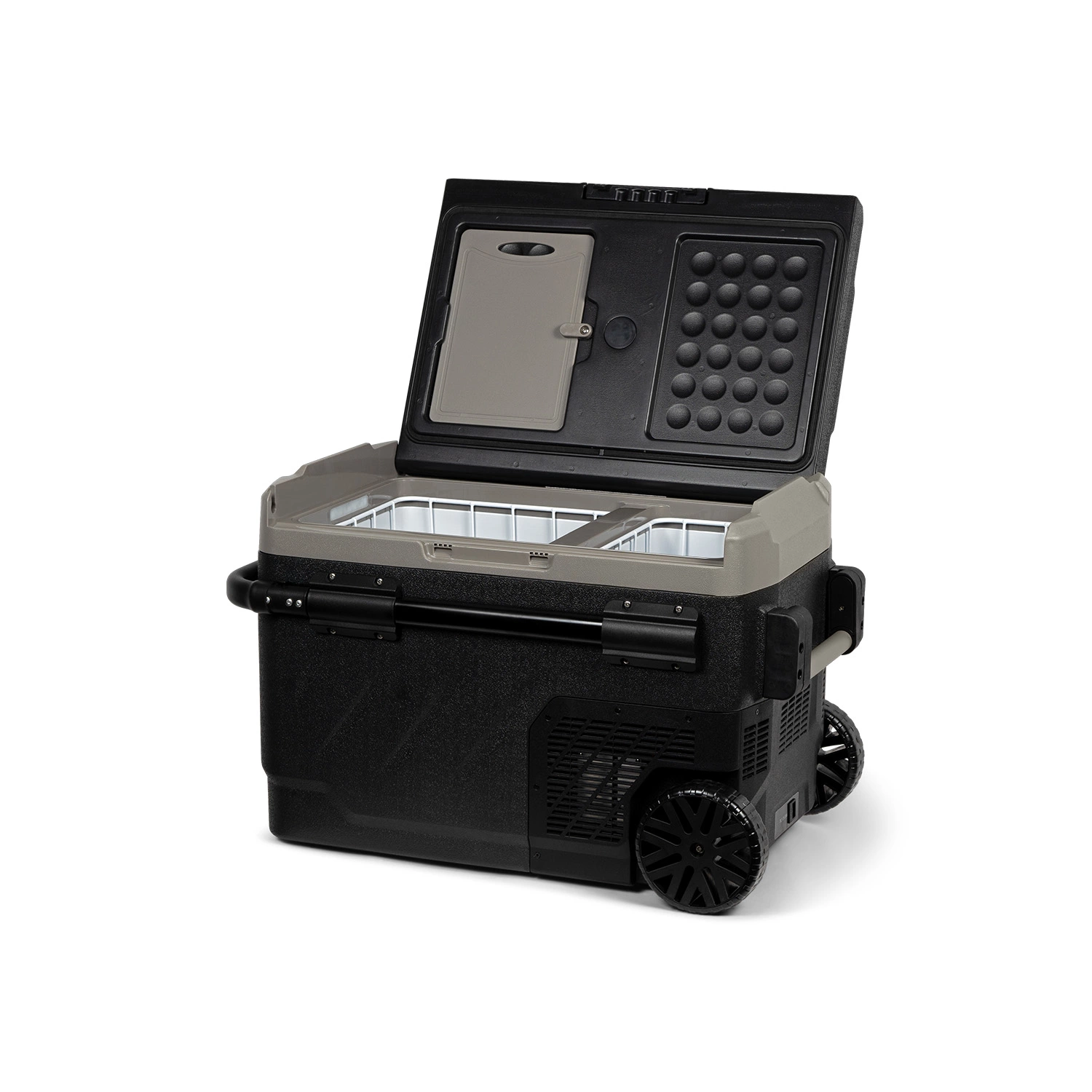 Steamy-E SECZGW41 Glacière à compresseur électrique sur roues Dual Zone - 41L-image