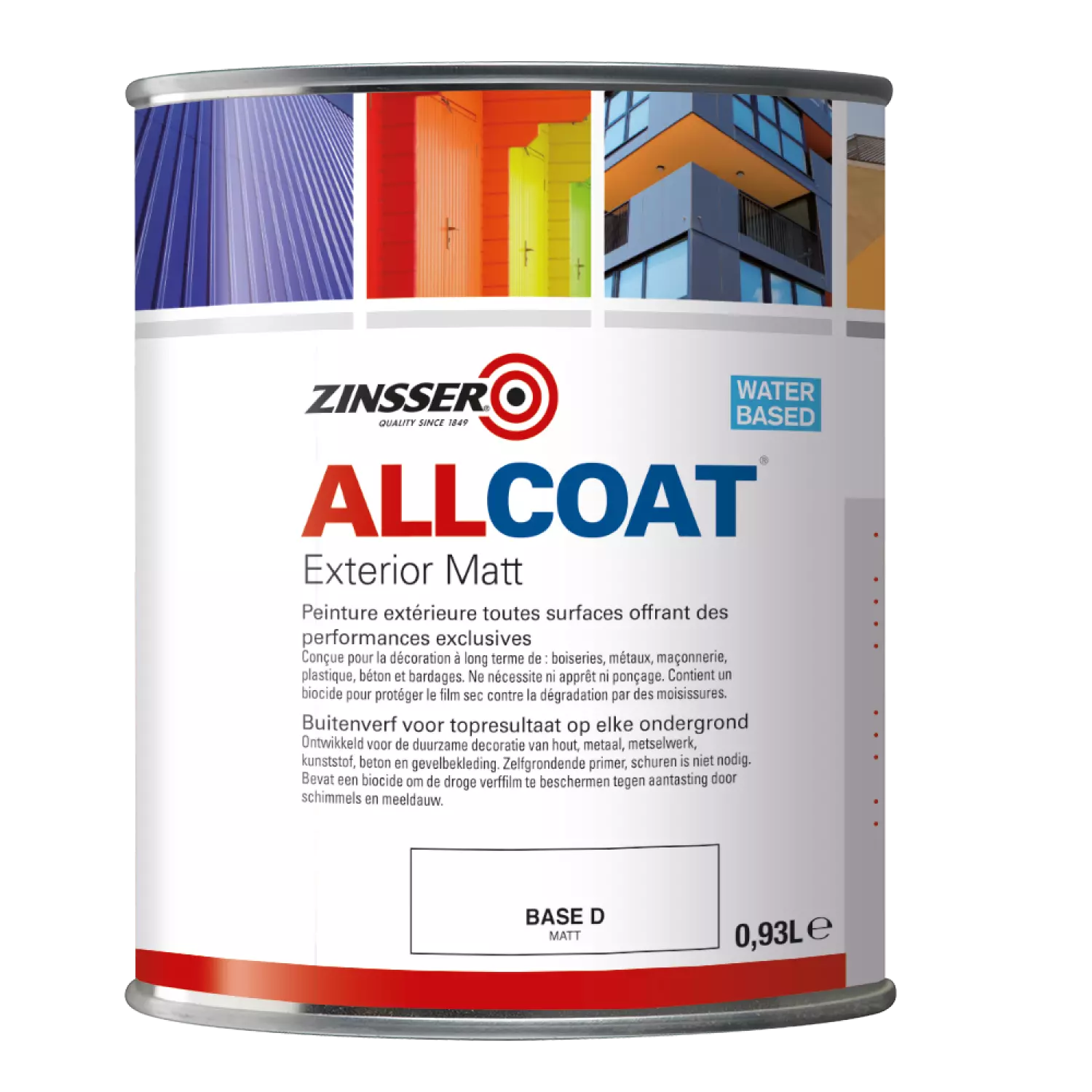 Zinsser Allcoat Exterior Matt BASE D 1L-image