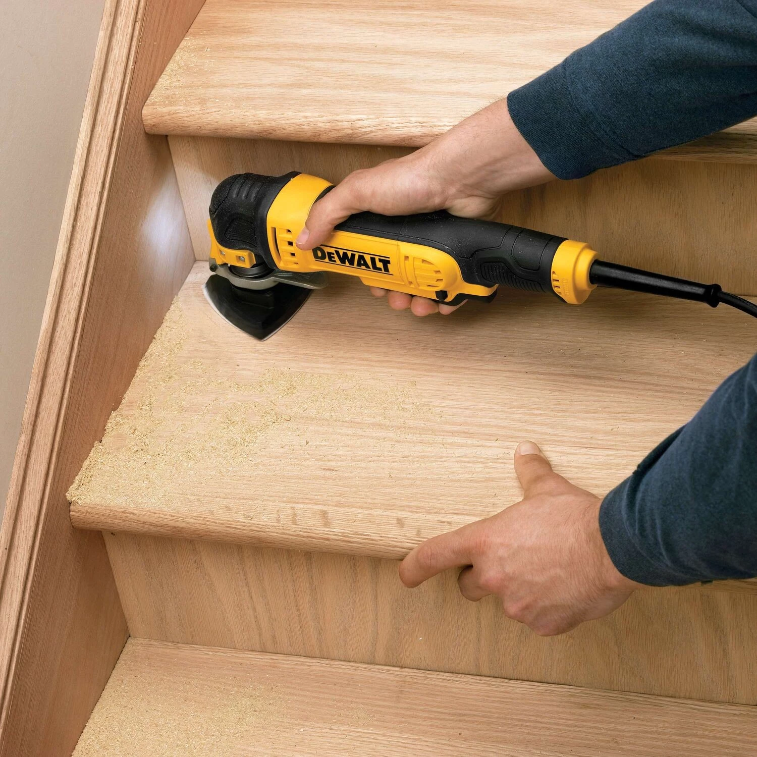 DeWALT DT3091 Deltaschuurpapier - K60 - 93x93mm - 6 gaten - 10st