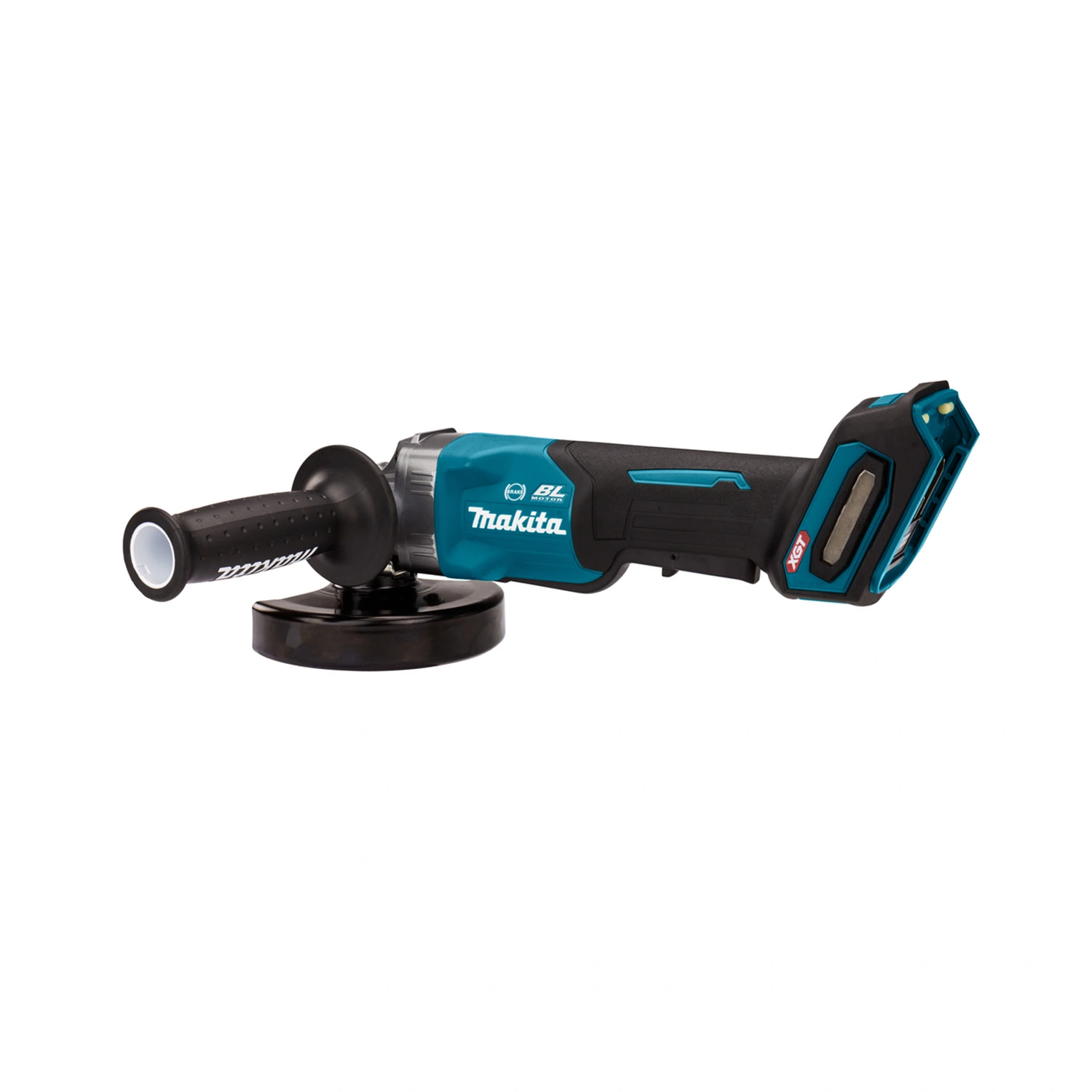 Makita GA013GU201 XGT 40V Max Li-Ion Accu Haakse Slijper set (2x 4.0Ah accu) in Mbox - 125mm - veiligheidsschakelaar