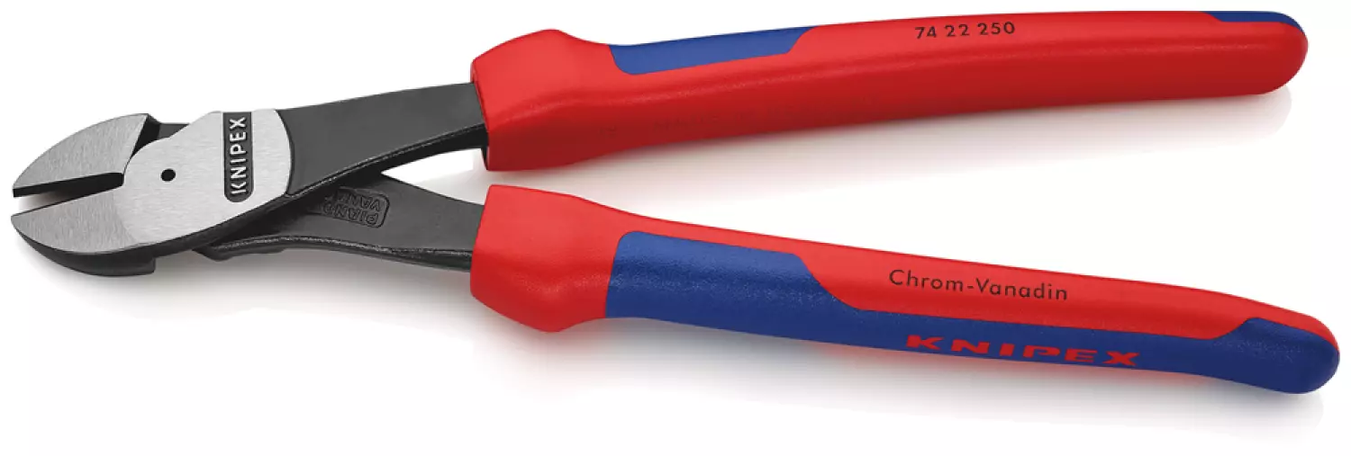 Knipex 74 22 250 - Pince coupante de côté à forte démultiplication-image