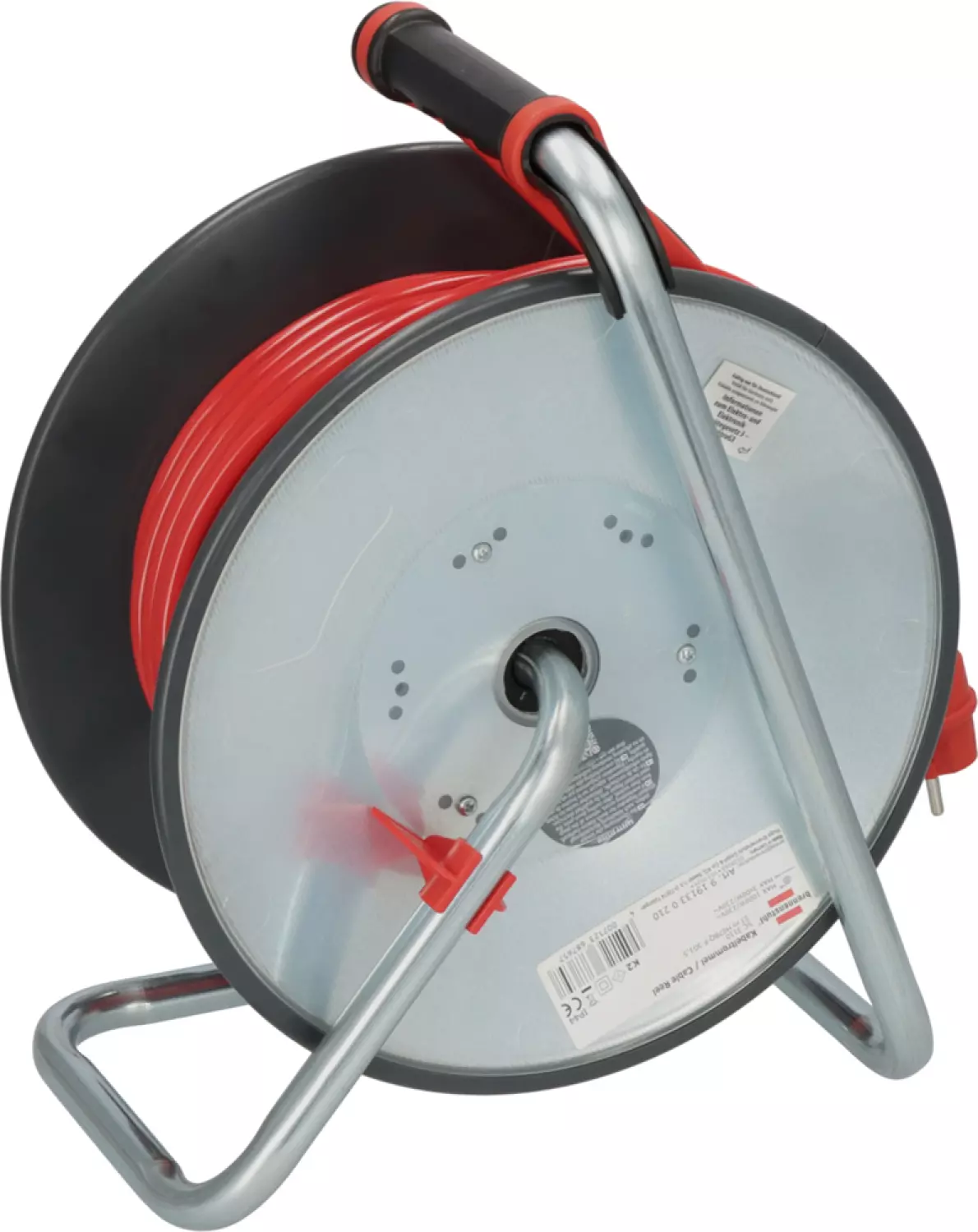 Brennenstuhl Professional SC 3110 SteelCore Enrouleur de Câble H07BQ-F 3G1,5 - IP44 - 33m - Rouge-image