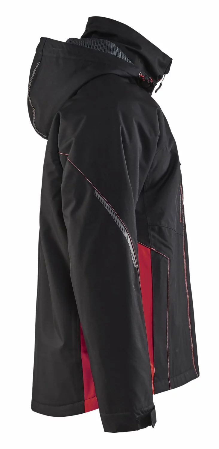 Blåkläder 4890 Lichtgewicht winterjas - Zwart/rood - Maat S-image